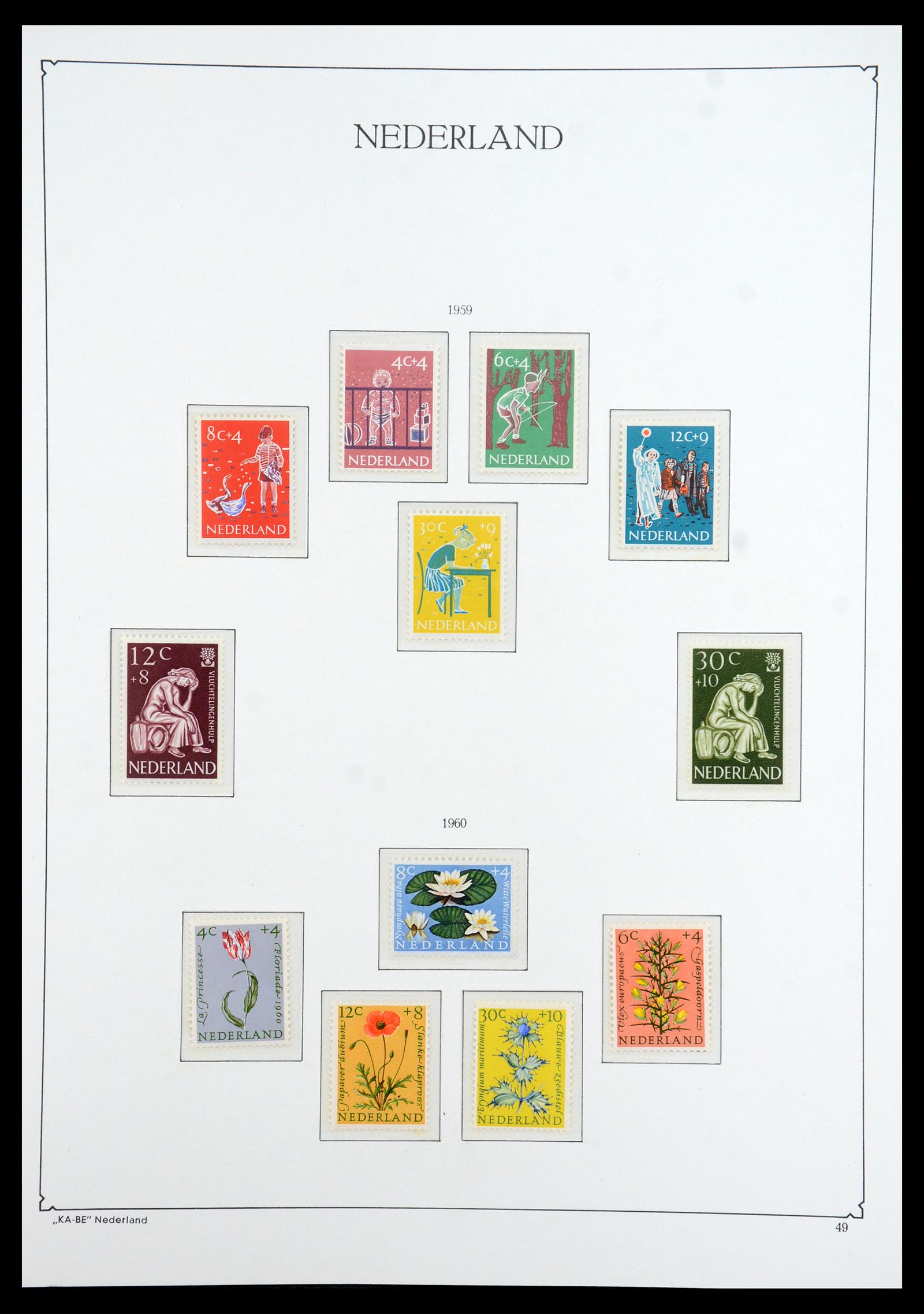 35942 046 - Postzegelverzameling 35942 Nederland 1899-1984.