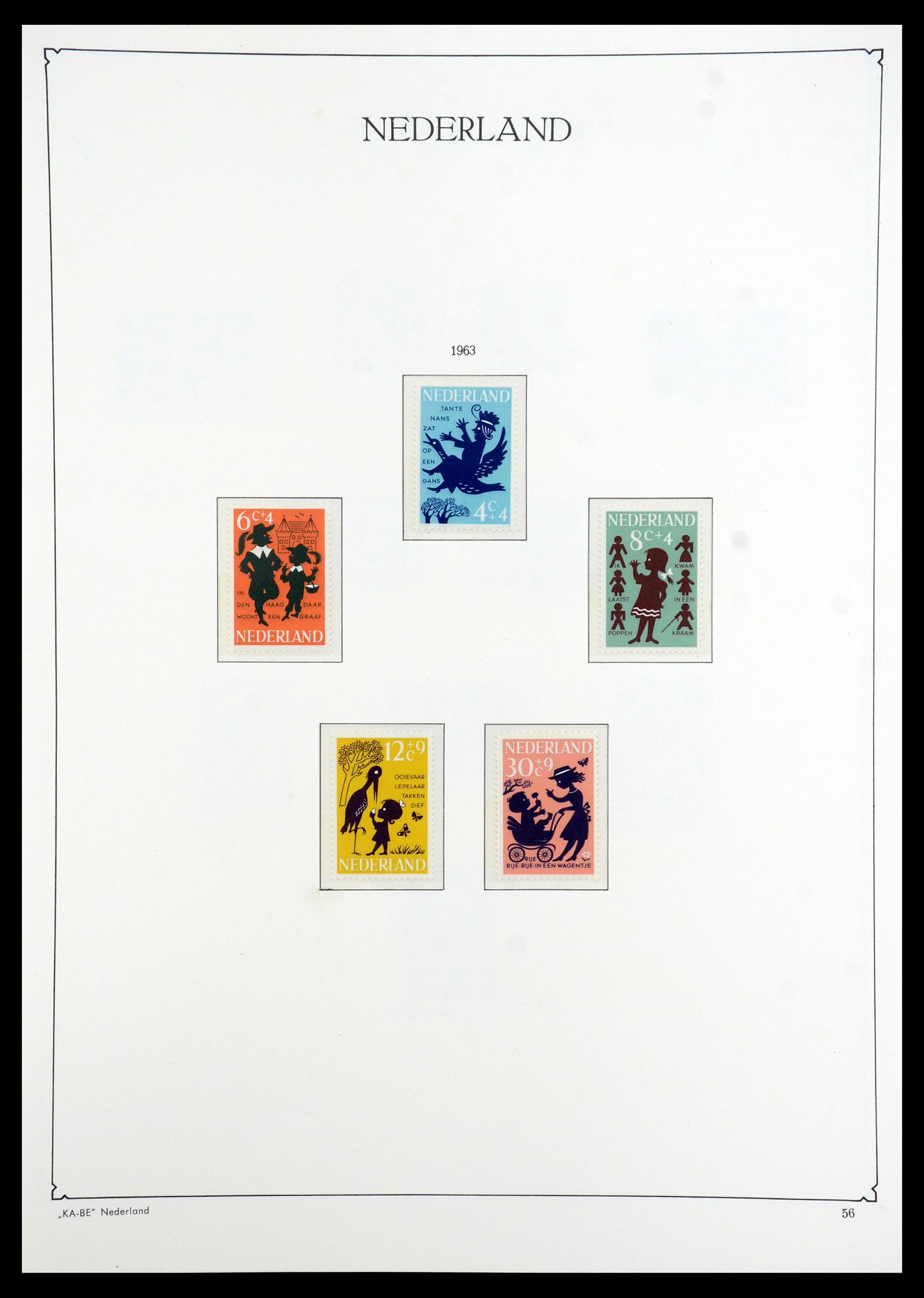 35942 053 - Postzegelverzameling 35942 Nederland 1899-1984.
