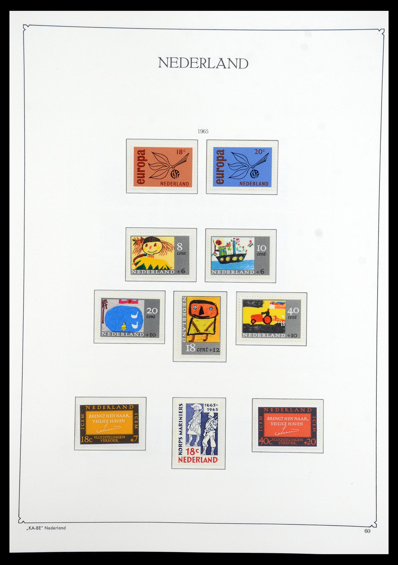 35942 058 - Postzegelverzameling 35942 Nederland 1899-1984.