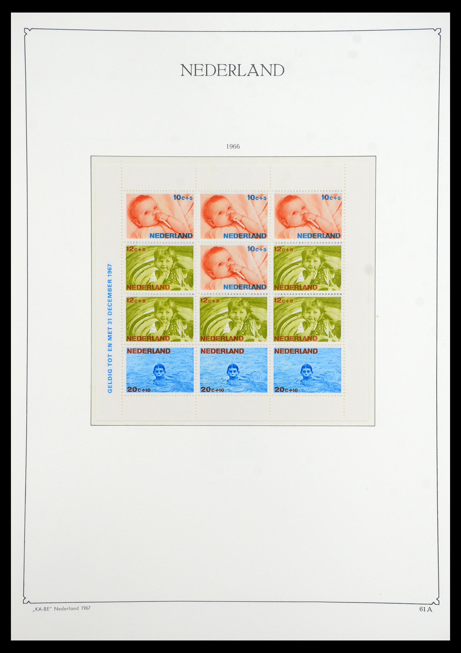 35942 062 - Postzegelverzameling 35942 Nederland 1899-1984.