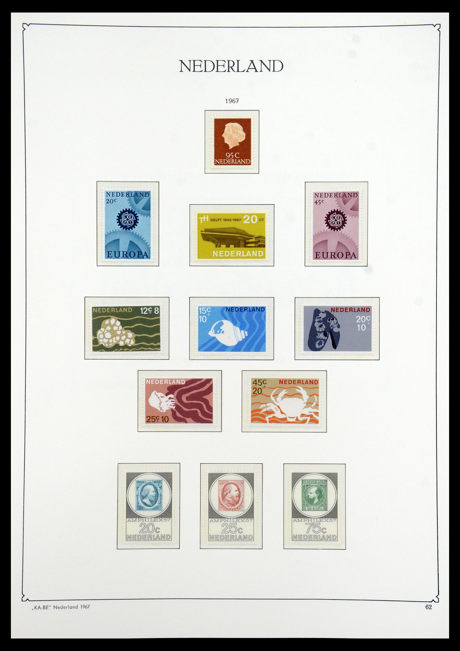 35942 064 - Postzegelverzameling 35942 Nederland 1899-1984.