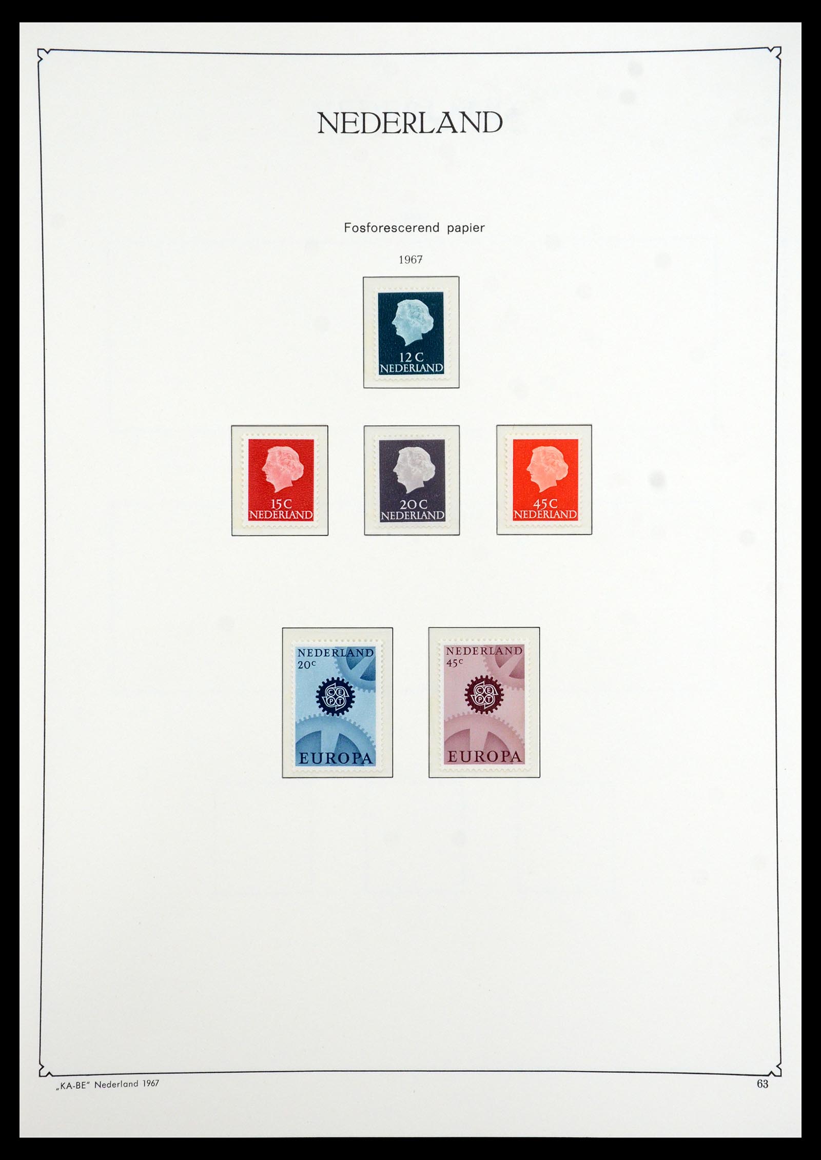35942 068 - Postzegelverzameling 35942 Nederland 1899-1984.