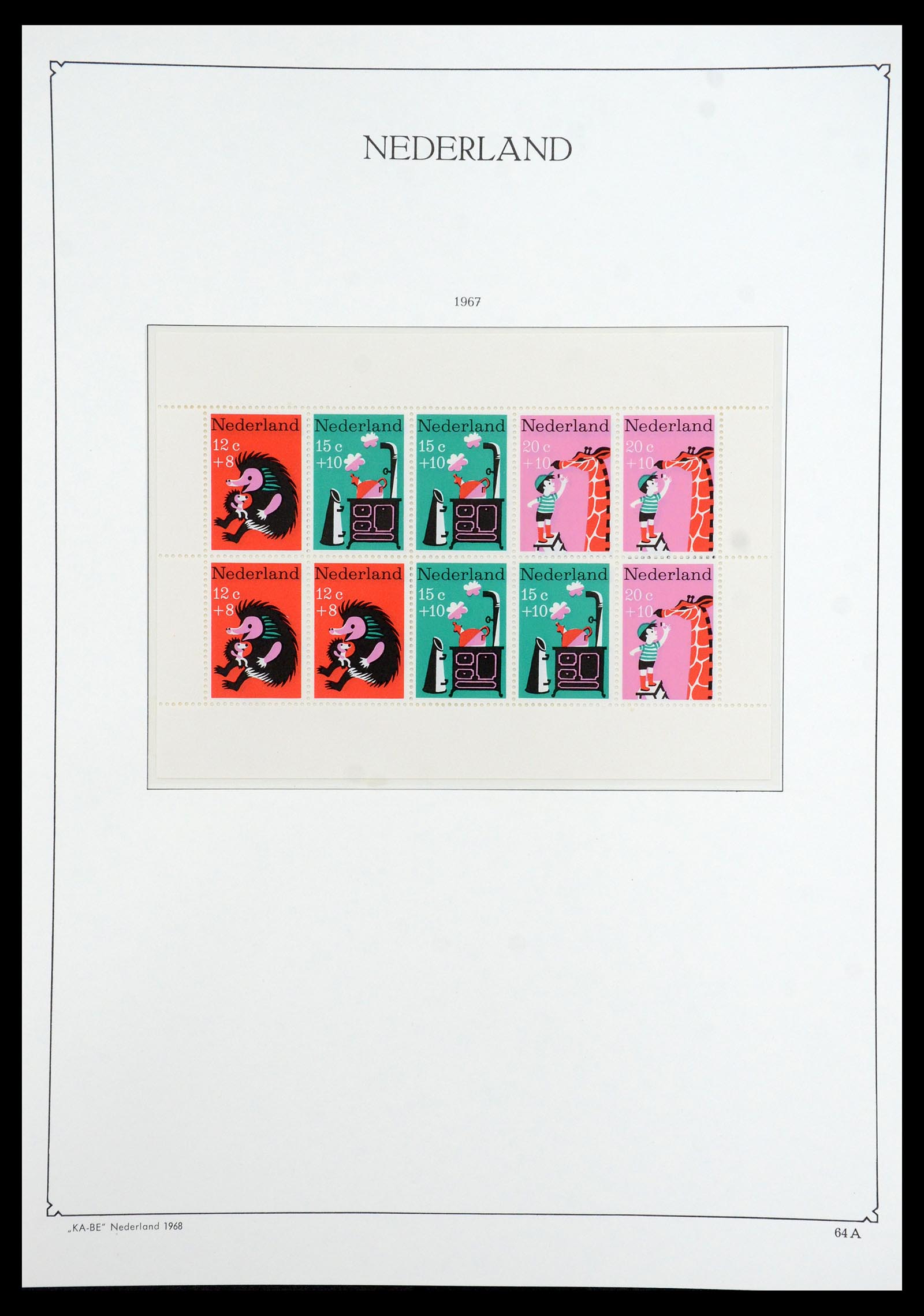 35942 070 - Postzegelverzameling 35942 Nederland 1899-1984.