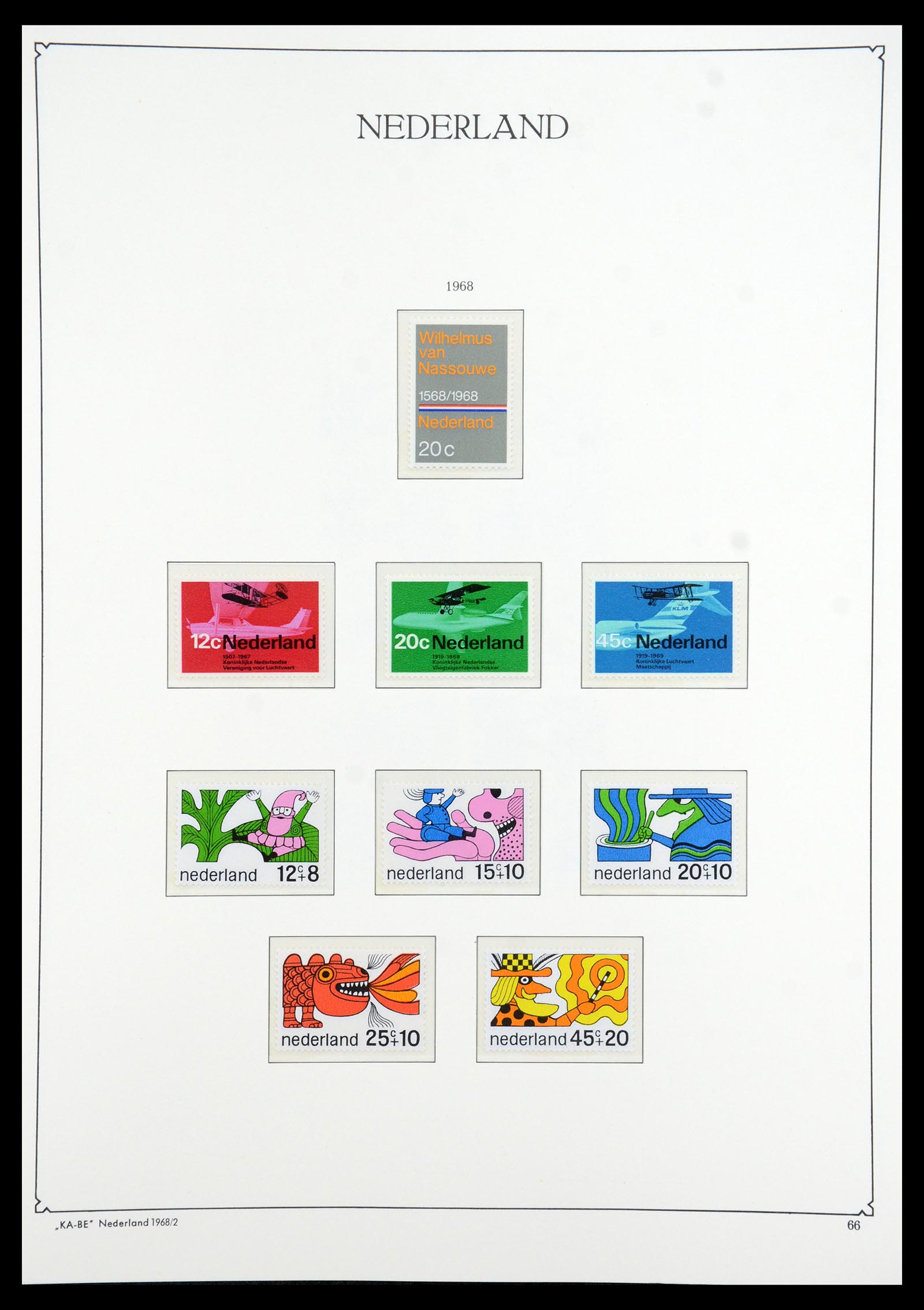 35942 072 - Postzegelverzameling 35942 Nederland 1899-1984.