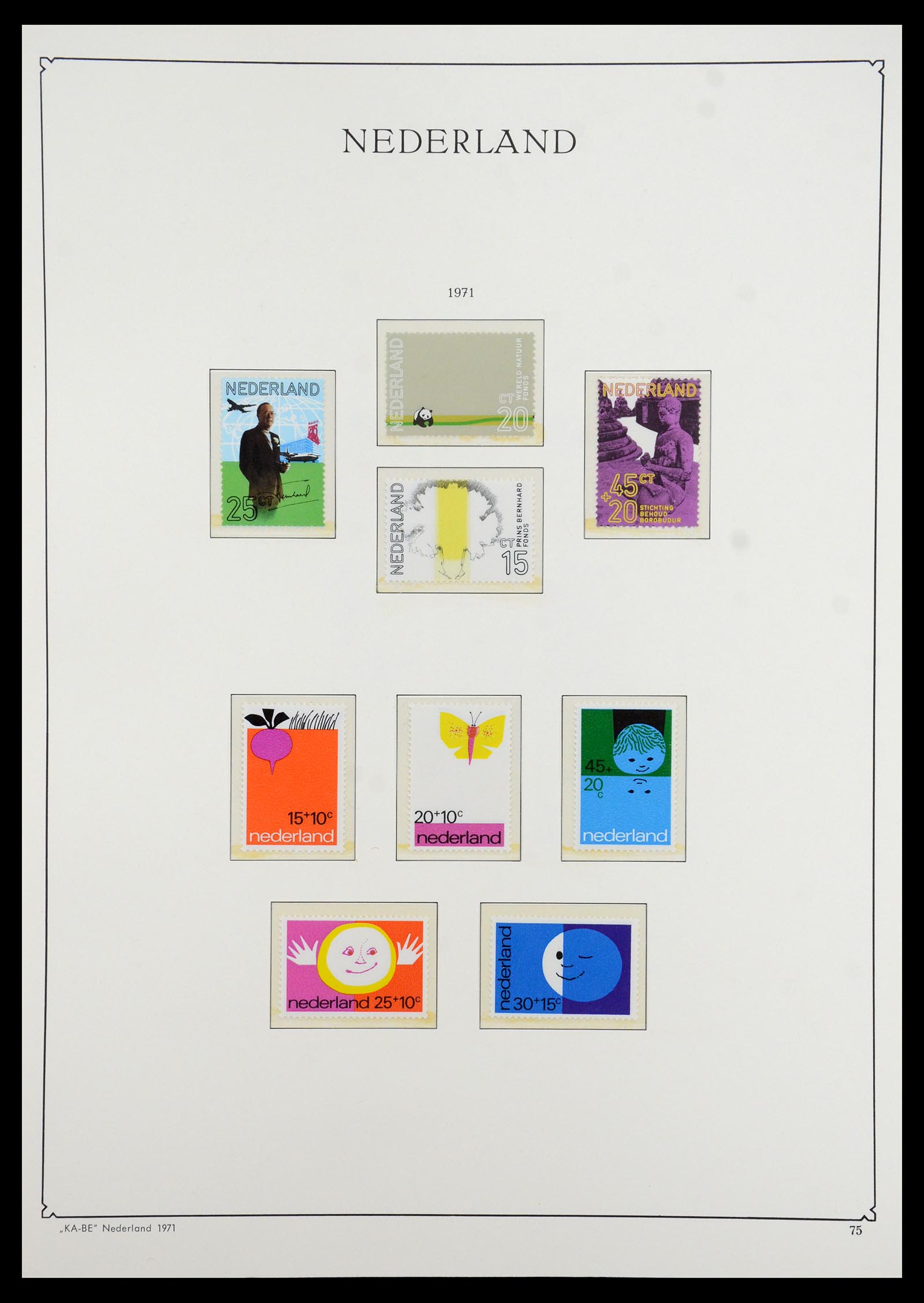 35942 083 - Postzegelverzameling 35942 Nederland 1899-1984.