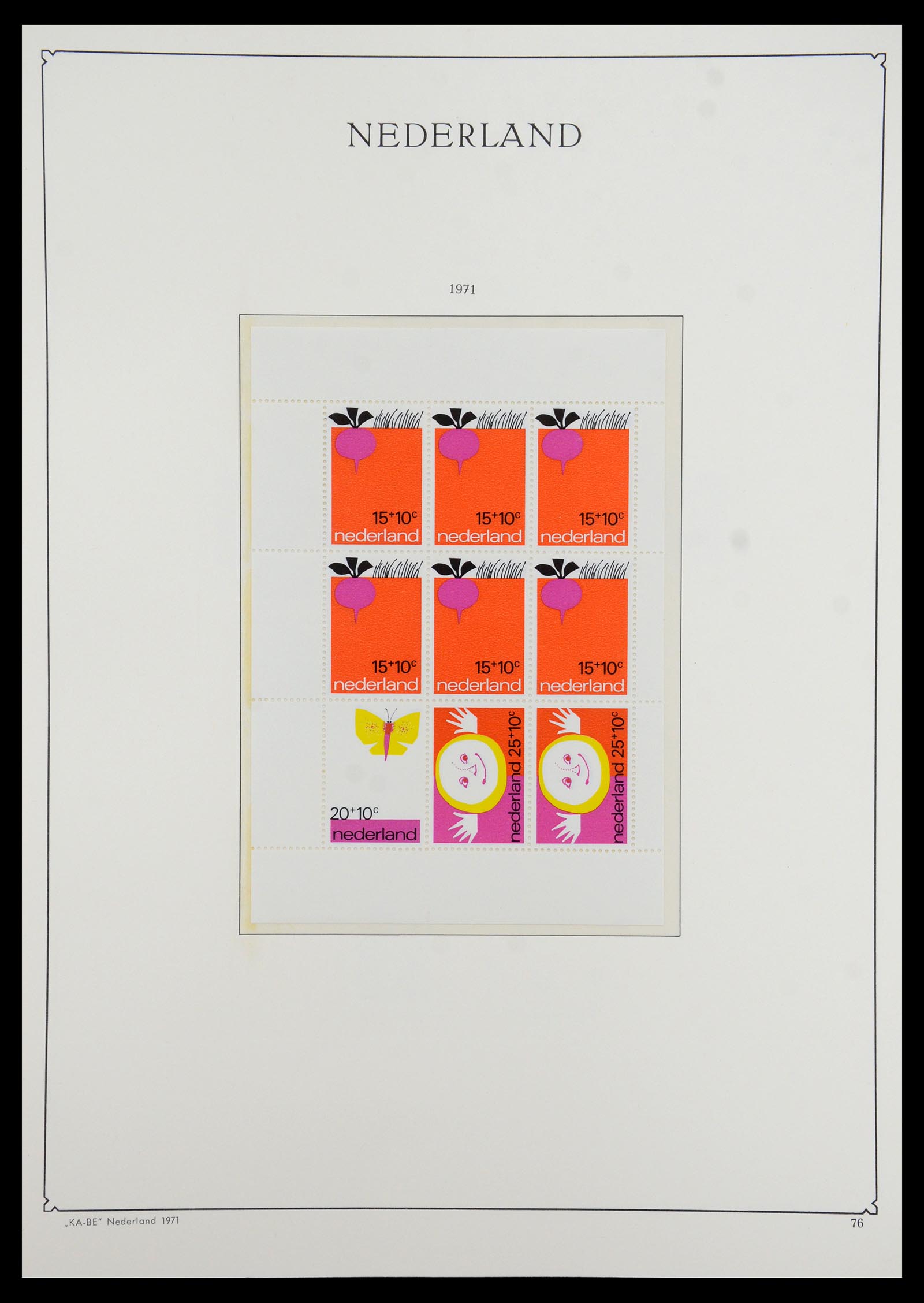 35942 084 - Postzegelverzameling 35942 Nederland 1899-1984.