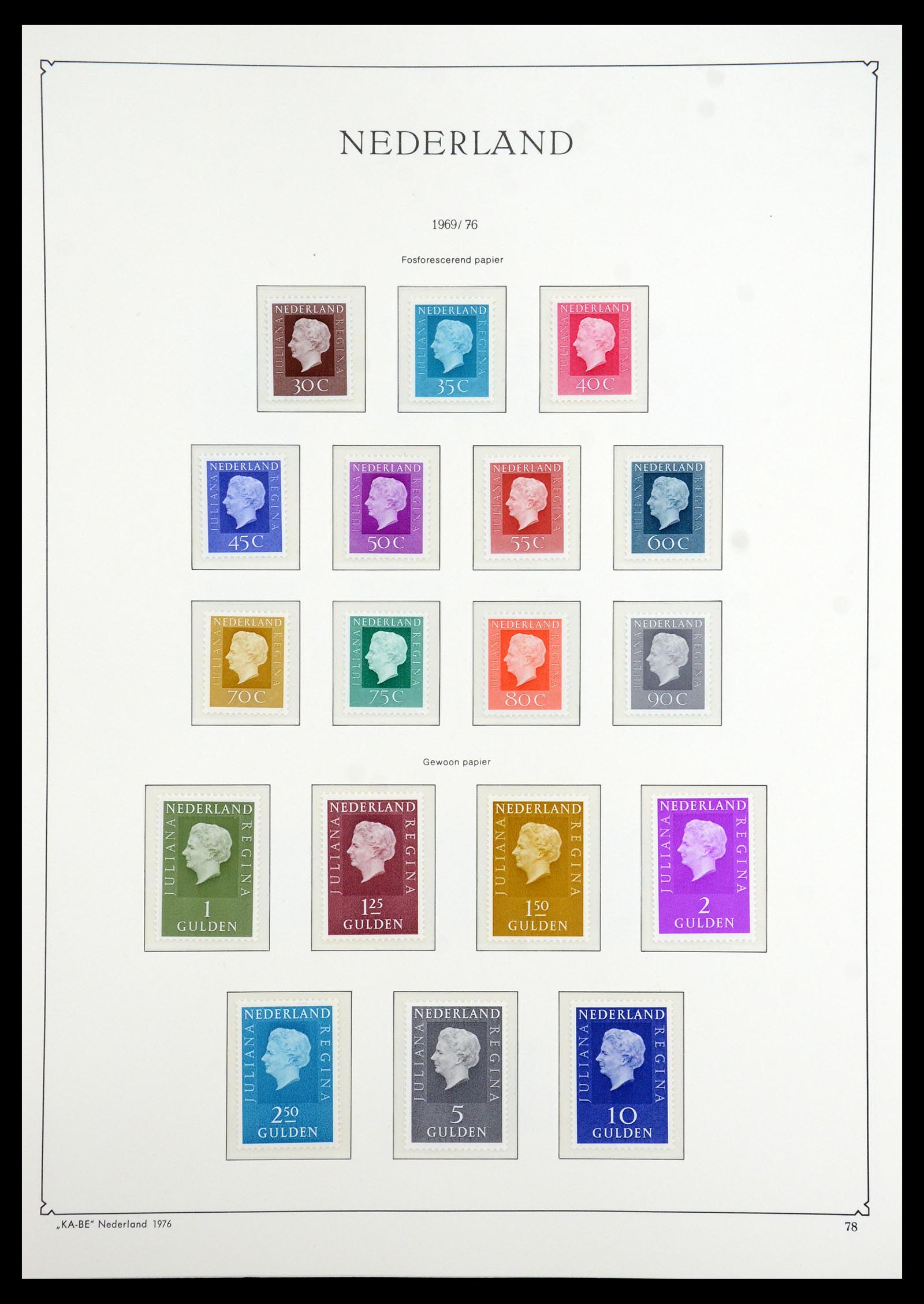 35942 086 - Postzegelverzameling 35942 Nederland 1899-1984.