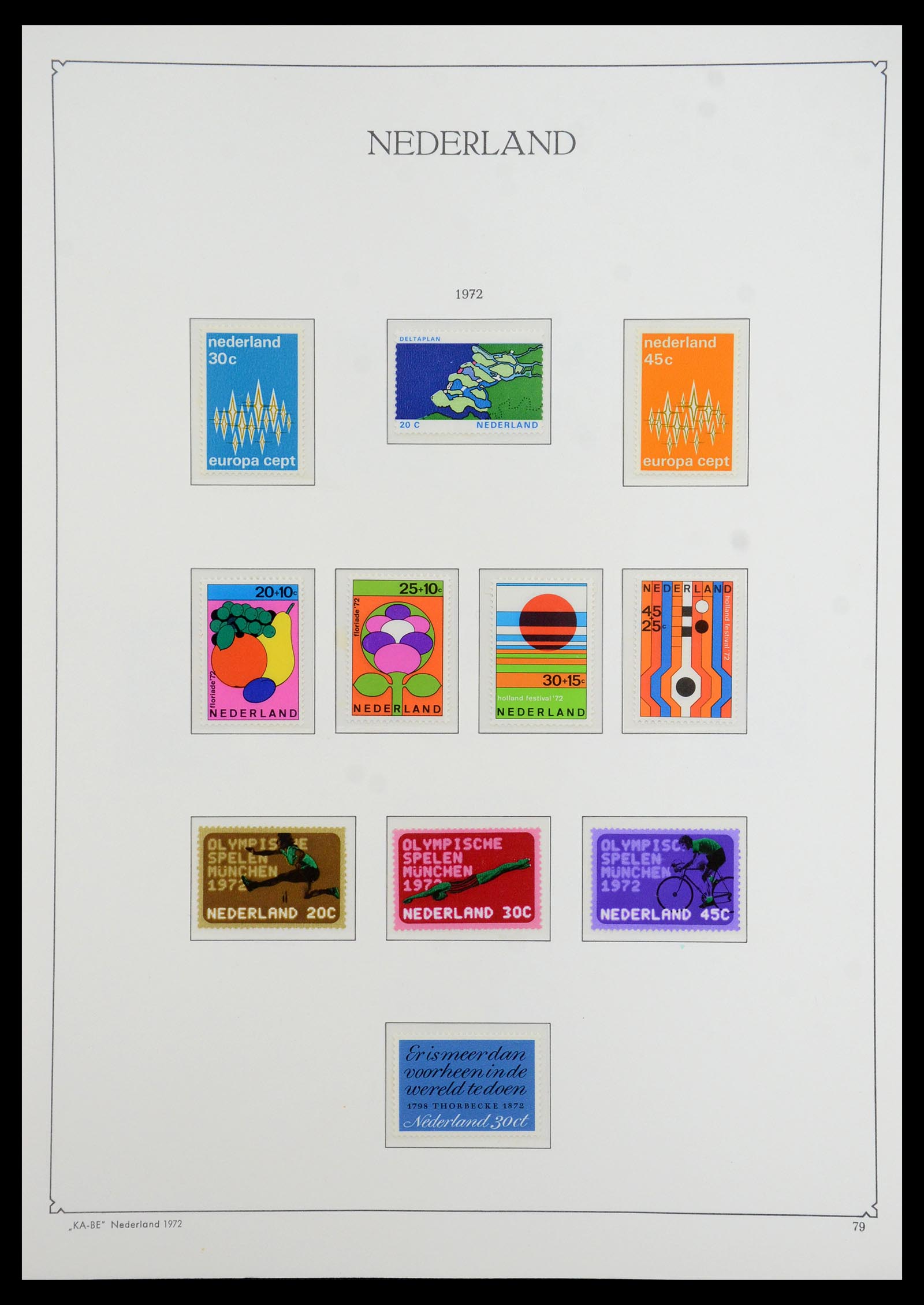 35942 087 - Postzegelverzameling 35942 Nederland 1899-1984.