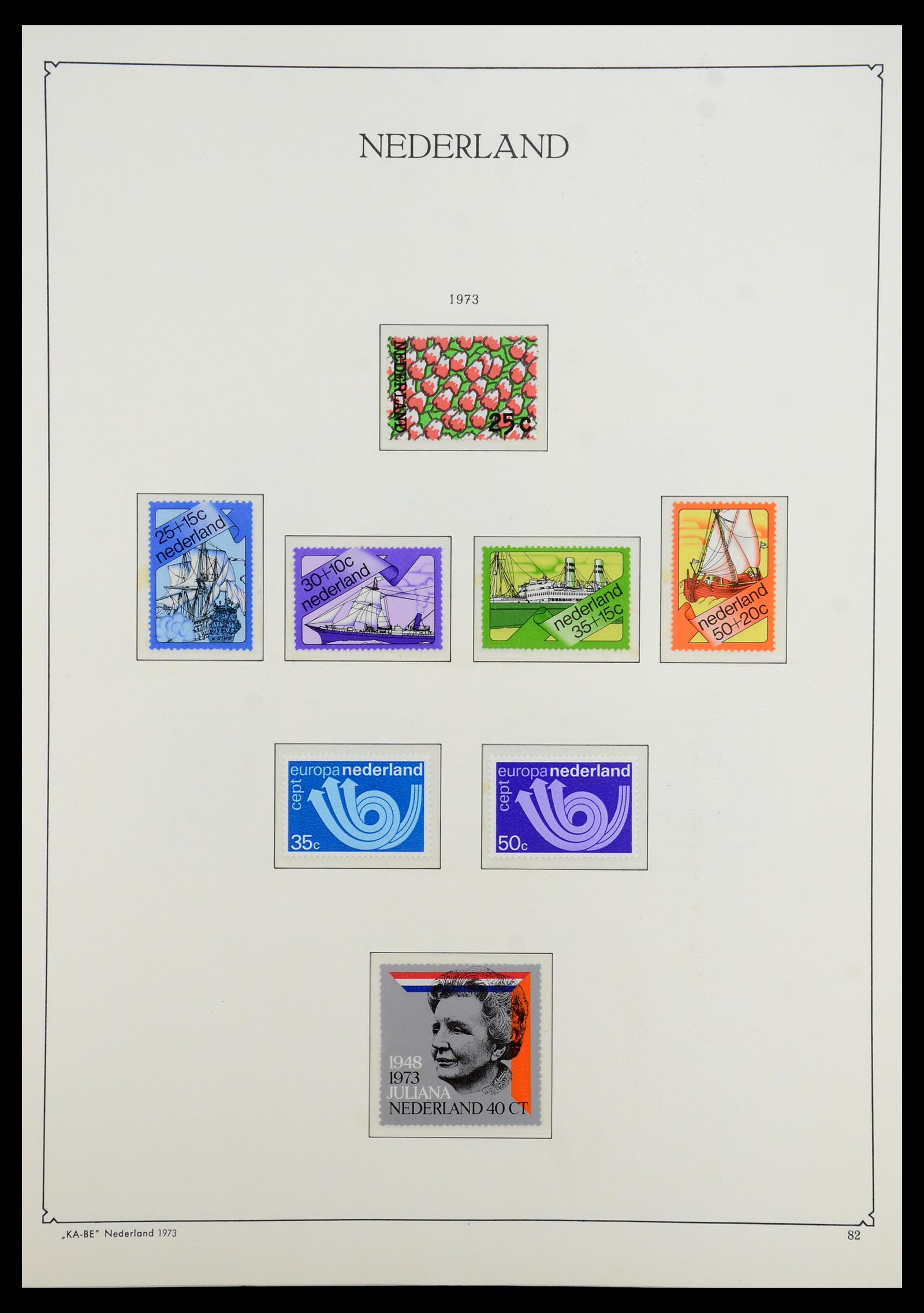 35942 090 - Postzegelverzameling 35942 Nederland 1899-1984.