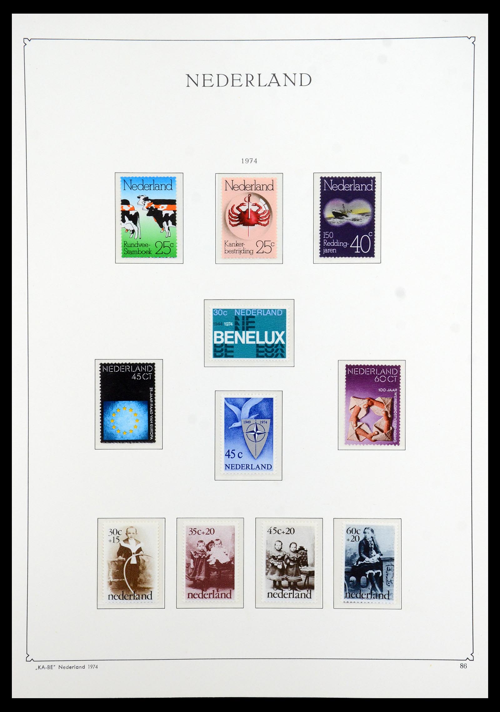 35942 094 - Postzegelverzameling 35942 Nederland 1899-1984.
