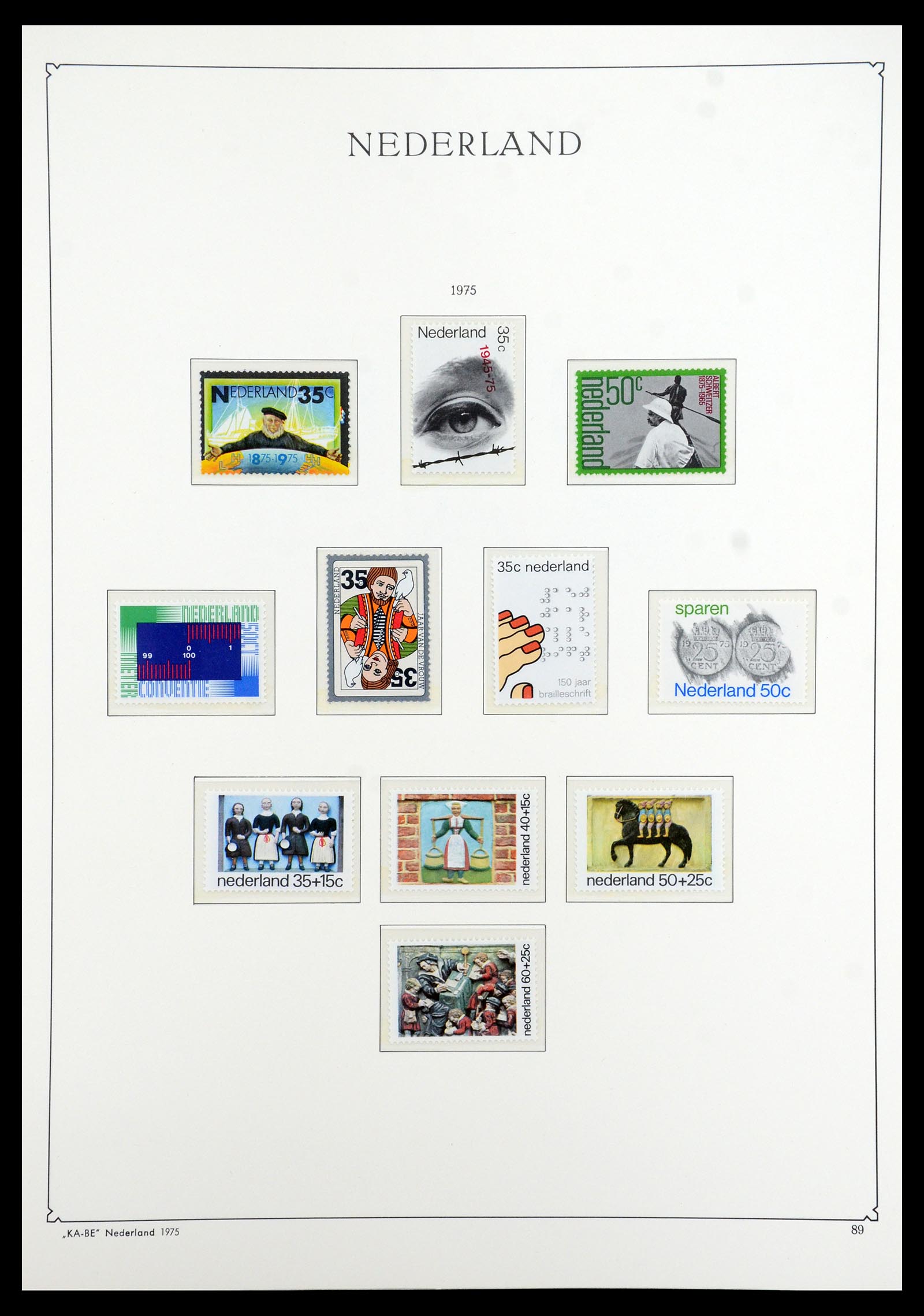 35942 099 - Postzegelverzameling 35942 Nederland 1899-1984.