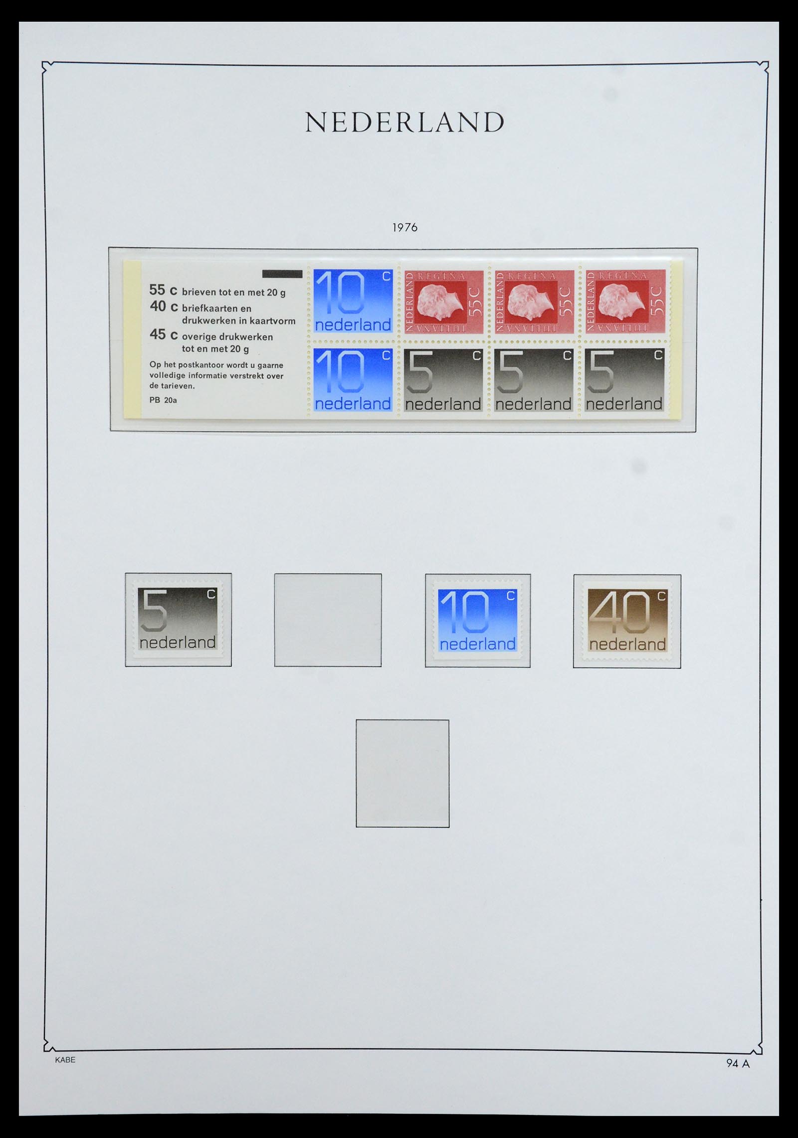 35942 107 - Postzegelverzameling 35942 Nederland 1899-1984.