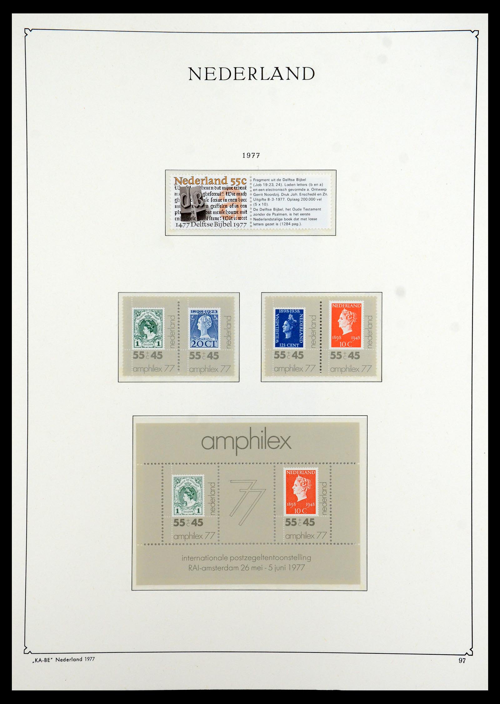 35942 112 - Postzegelverzameling 35942 Nederland 1899-1984.