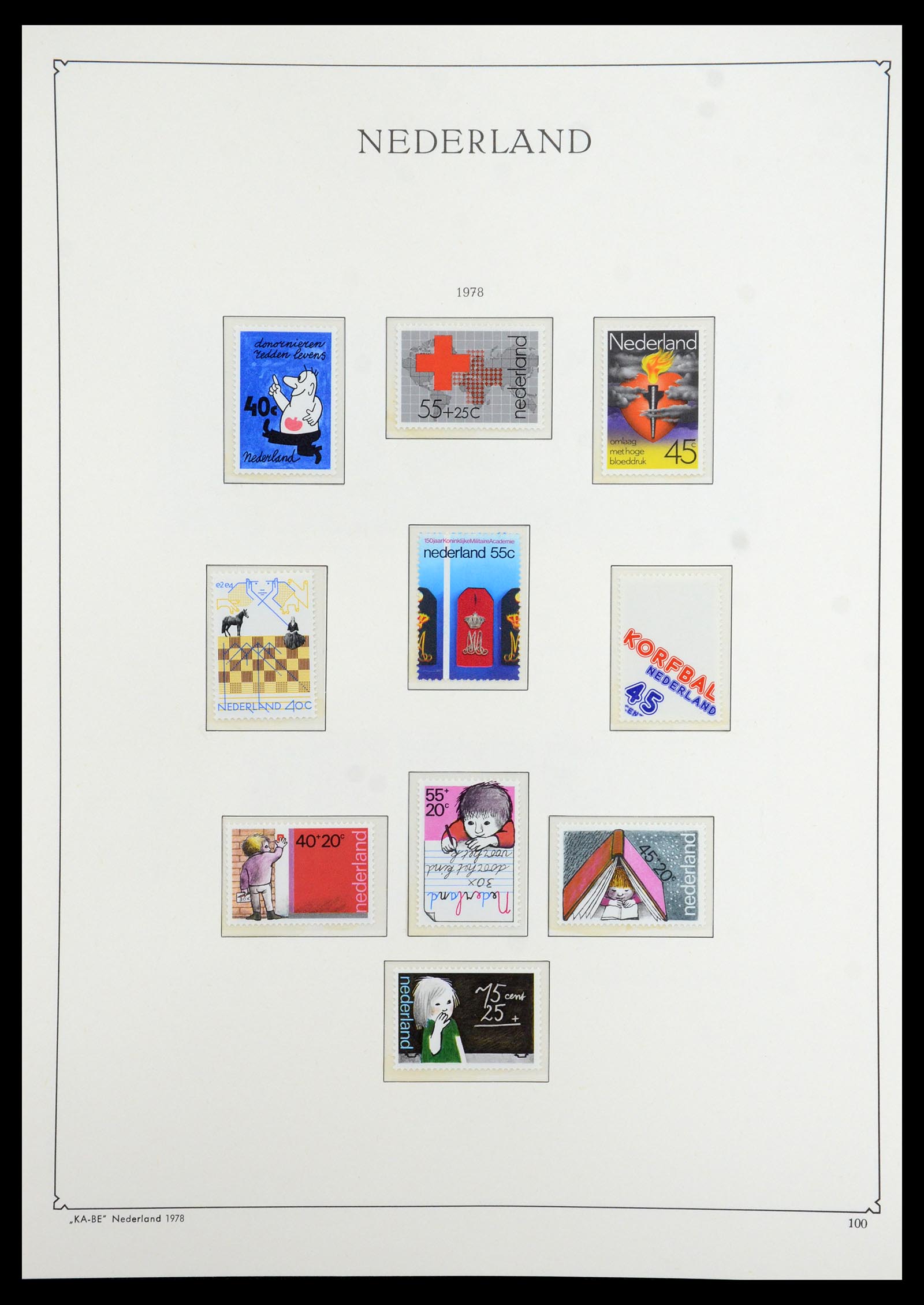 35942 115 - Postzegelverzameling 35942 Nederland 1899-1984.