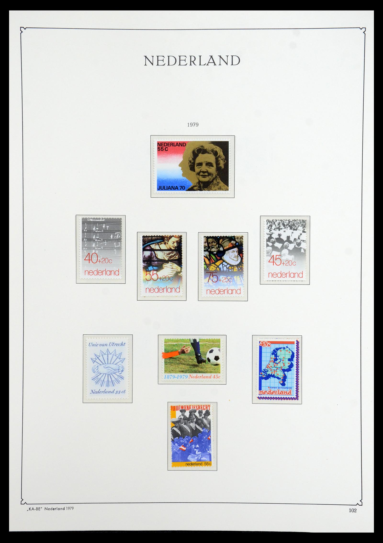 35942 117 - Postzegelverzameling 35942 Nederland 1899-1984.