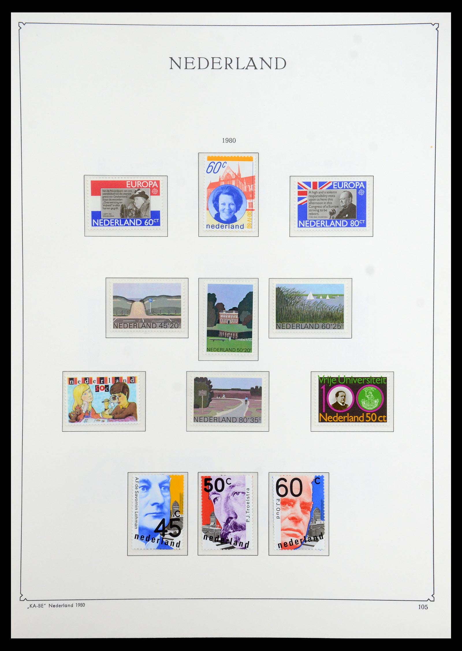 35942 120 - Postzegelverzameling 35942 Nederland 1899-1984.
