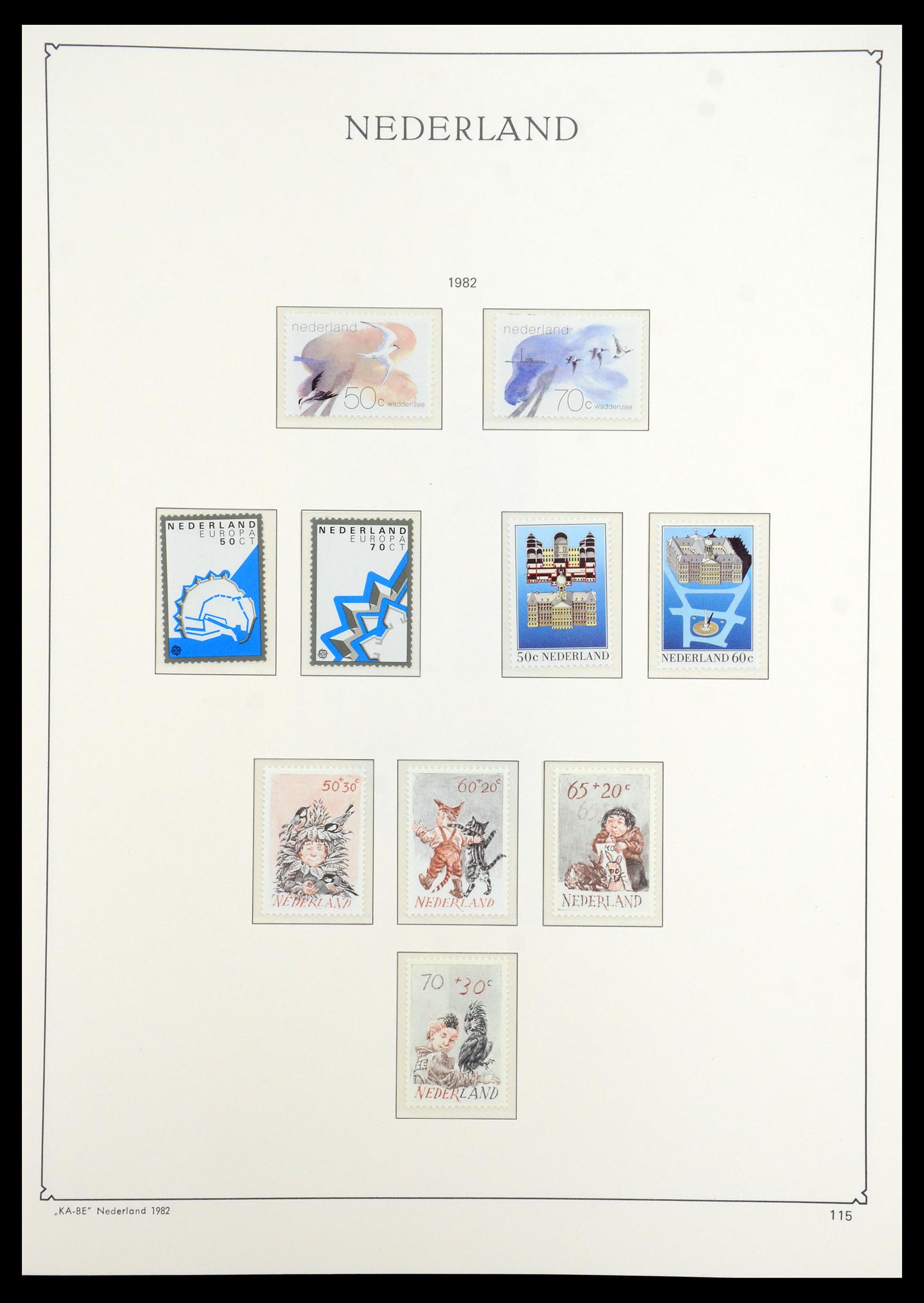 35942 130 - Postzegelverzameling 35942 Nederland 1899-1984.