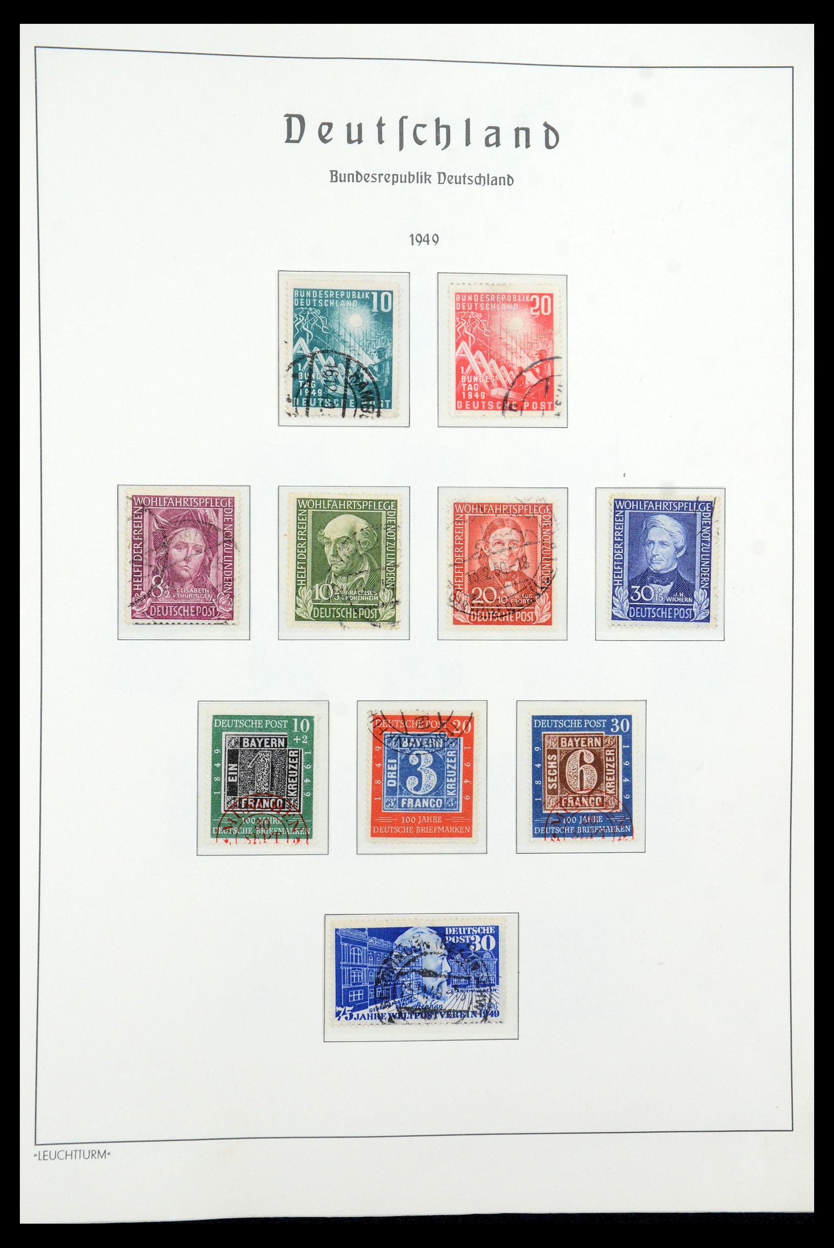 35943 001 - Stamp Collection 35943 Bundespost 1949-1992.