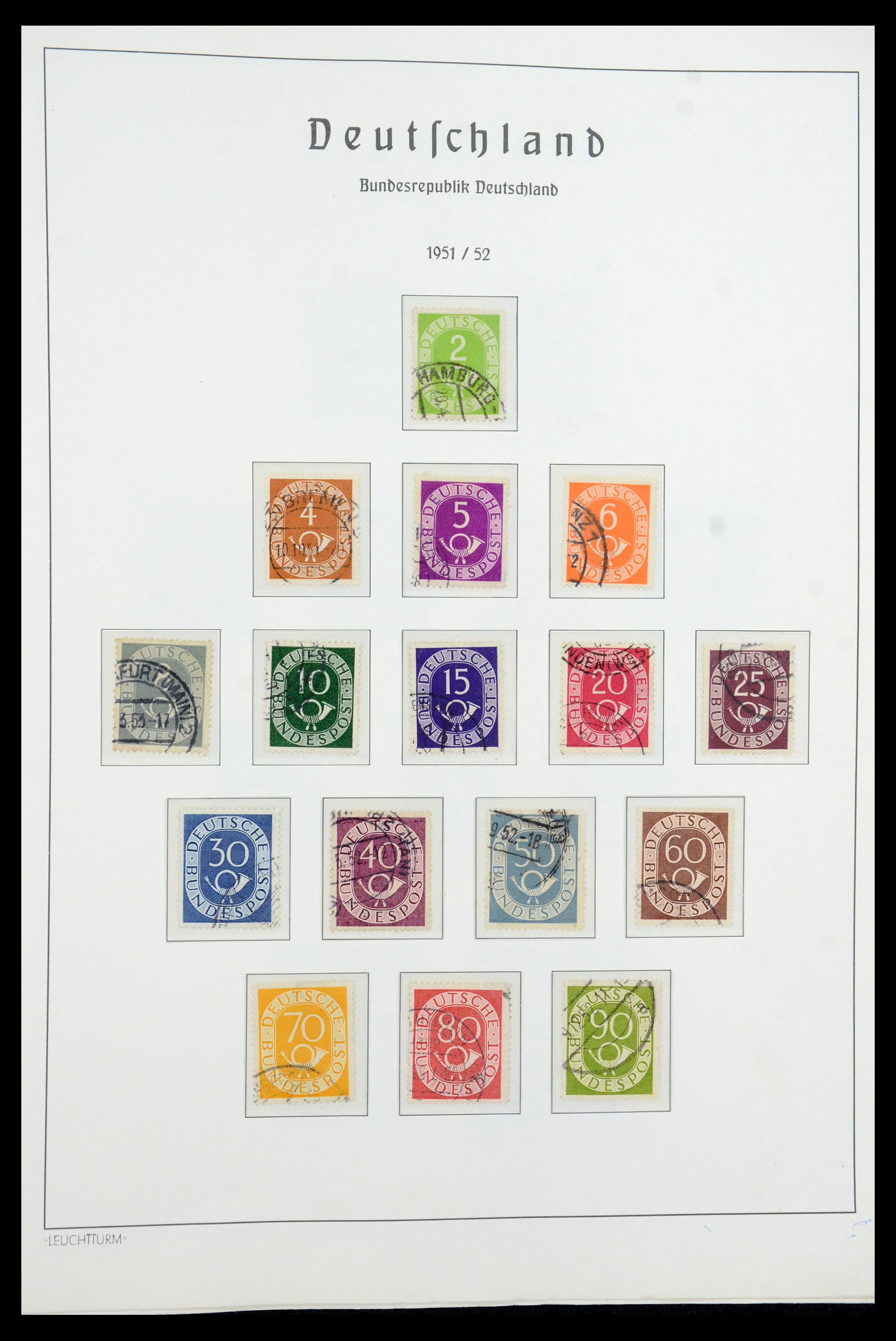 35943 002 - Postzegelverzameling 35943 Bundespost 1949-1992.