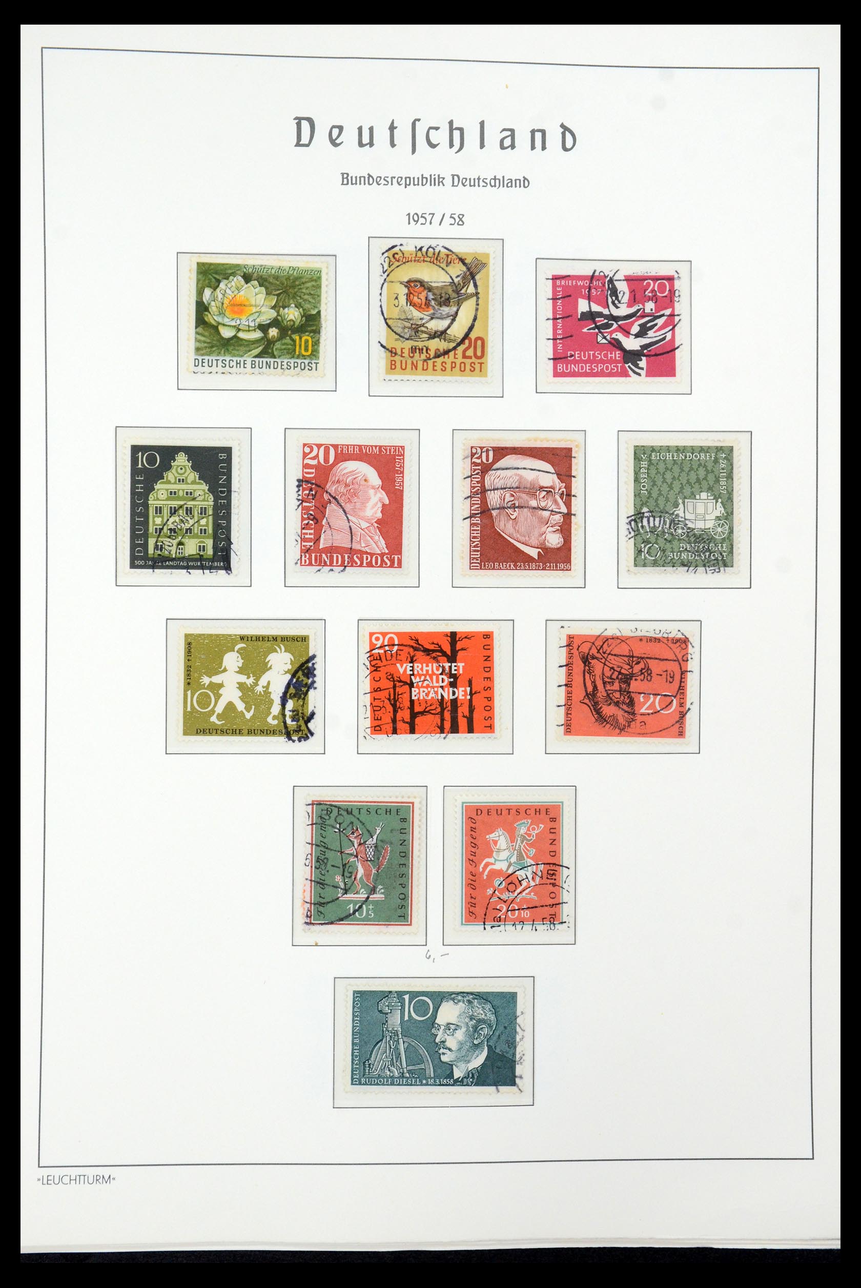 35943 013 - Postzegelverzameling 35943 Bundespost 1949-1992.