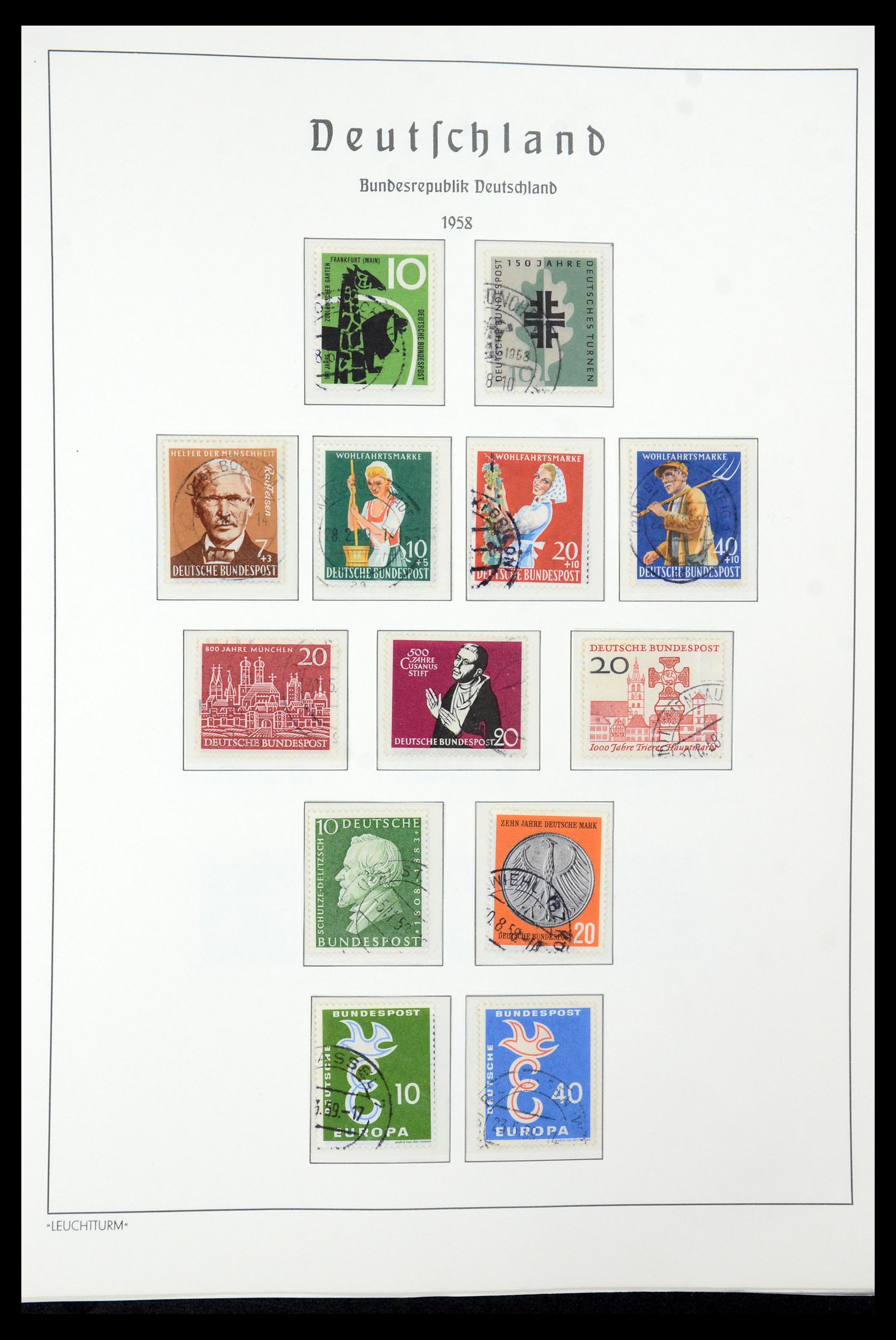 35943 014 - Stamp Collection 35943 Bundespost 1949-1992.
