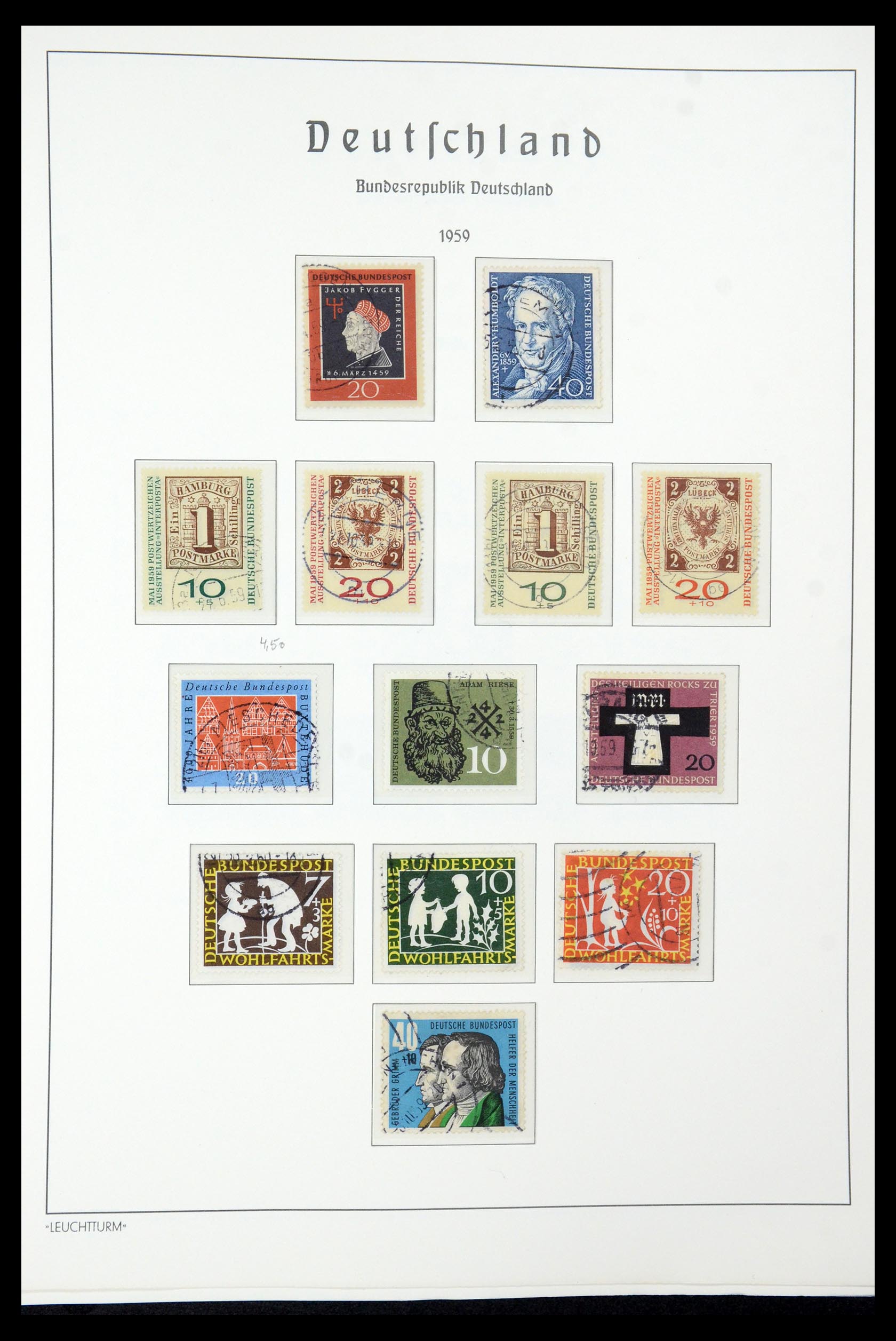 35943 015 - Stamp Collection 35943 Bundespost 1949-1992.