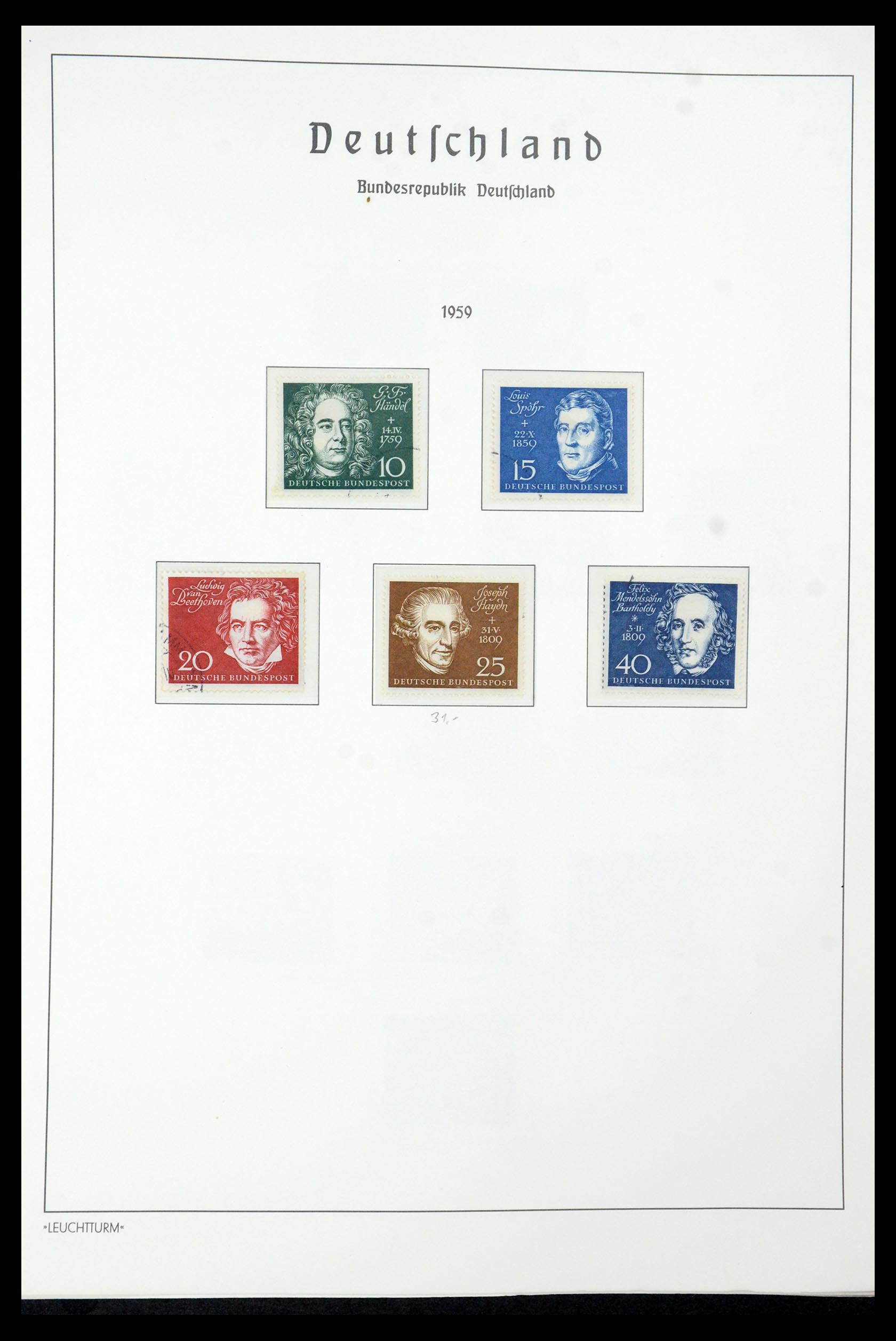 35943 017 - Postzegelverzameling 35943 Bundespost 1949-1992.