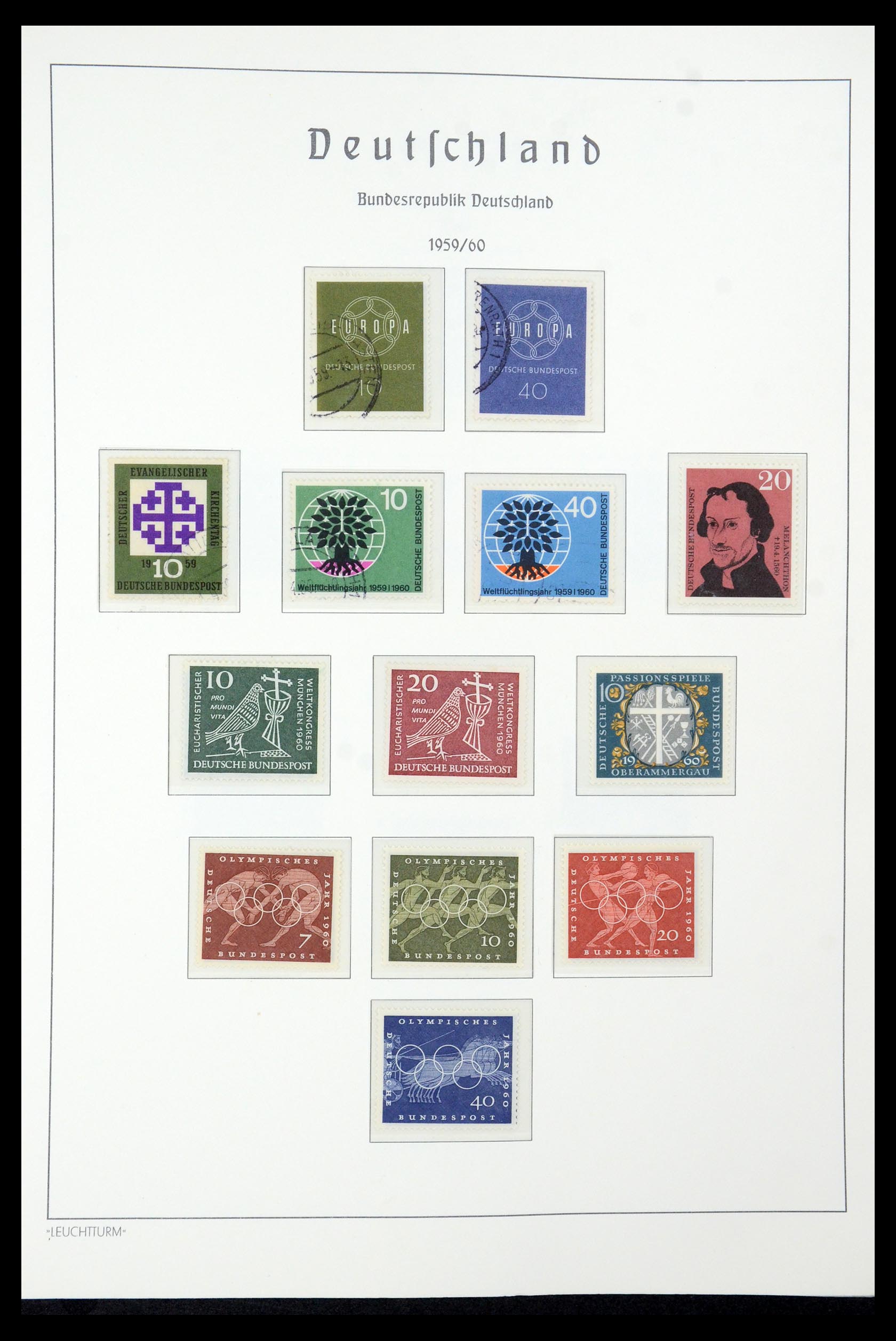 35943 018 - Stamp Collection 35943 Bundespost 1949-1992.