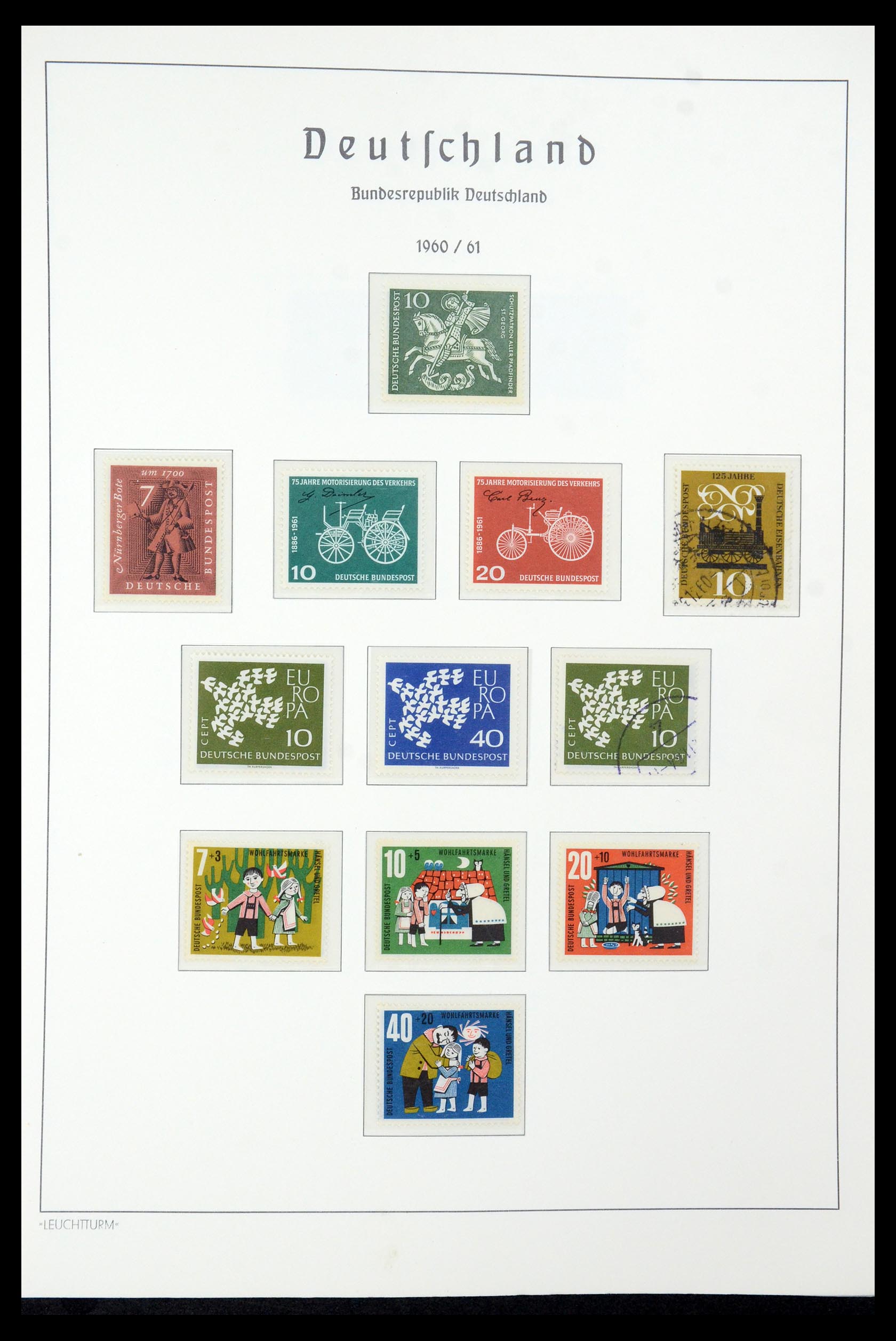 35943 020 - Postzegelverzameling 35943 Bundespost 1949-1992.
