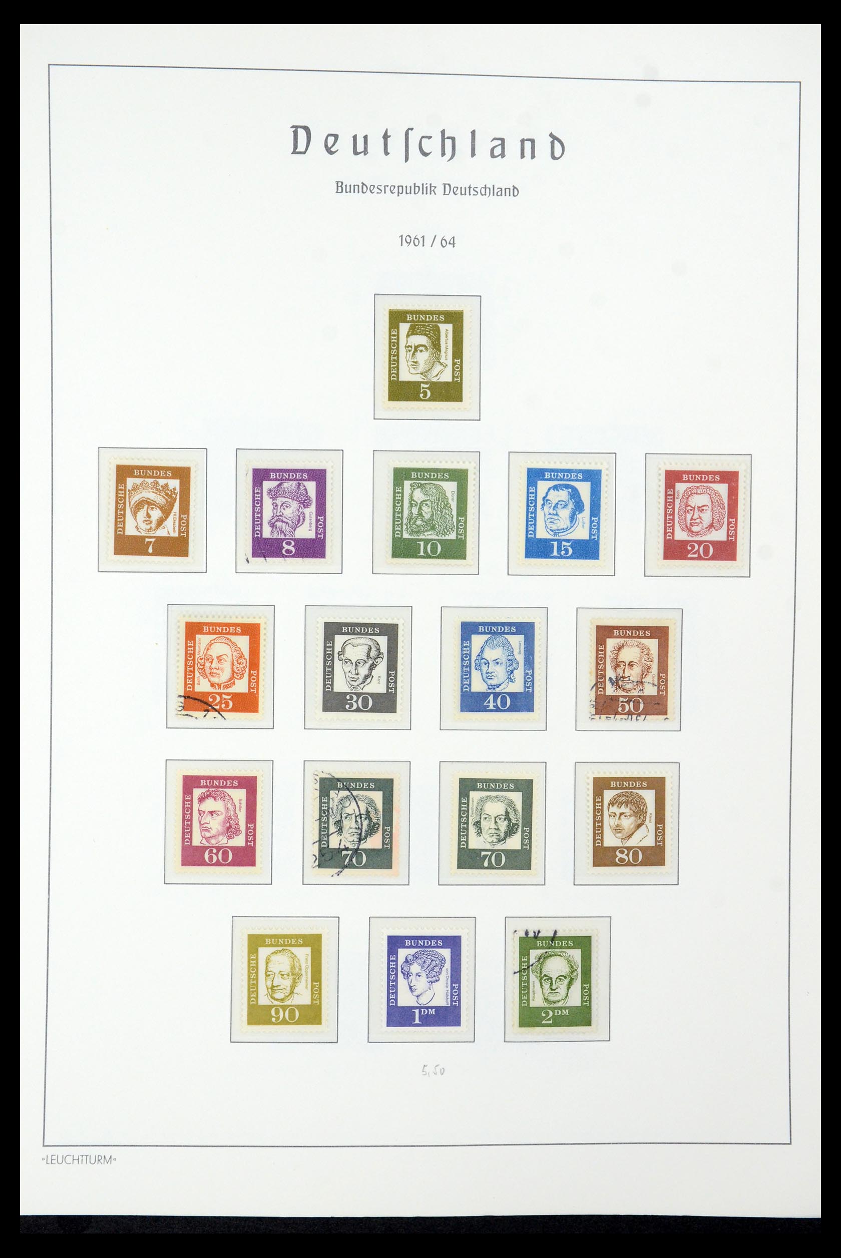 35943 022 - Postzegelverzameling 35943 Bundespost 1949-1992.