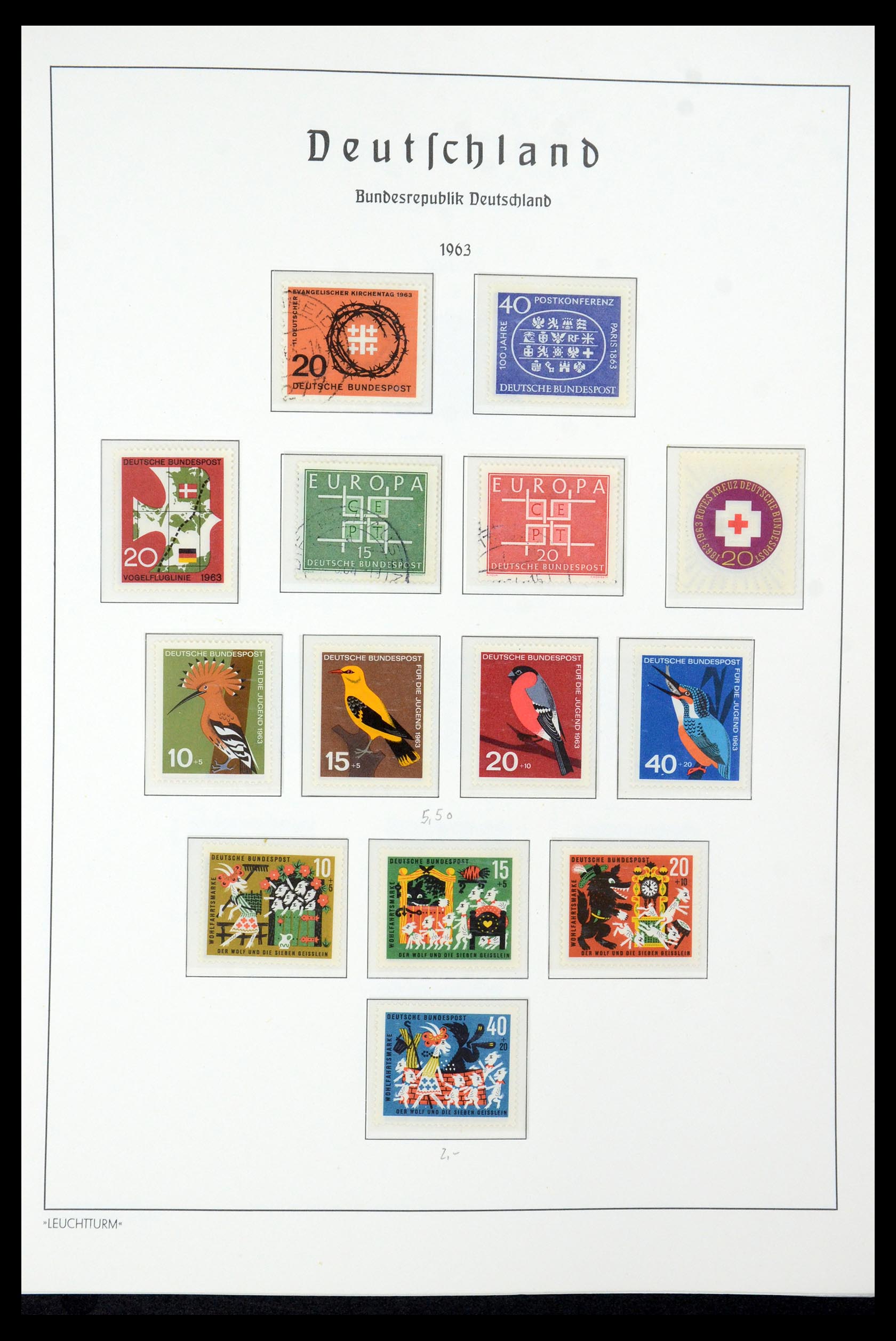 35943 024 - Postzegelverzameling 35943 Bundespost 1949-1992.