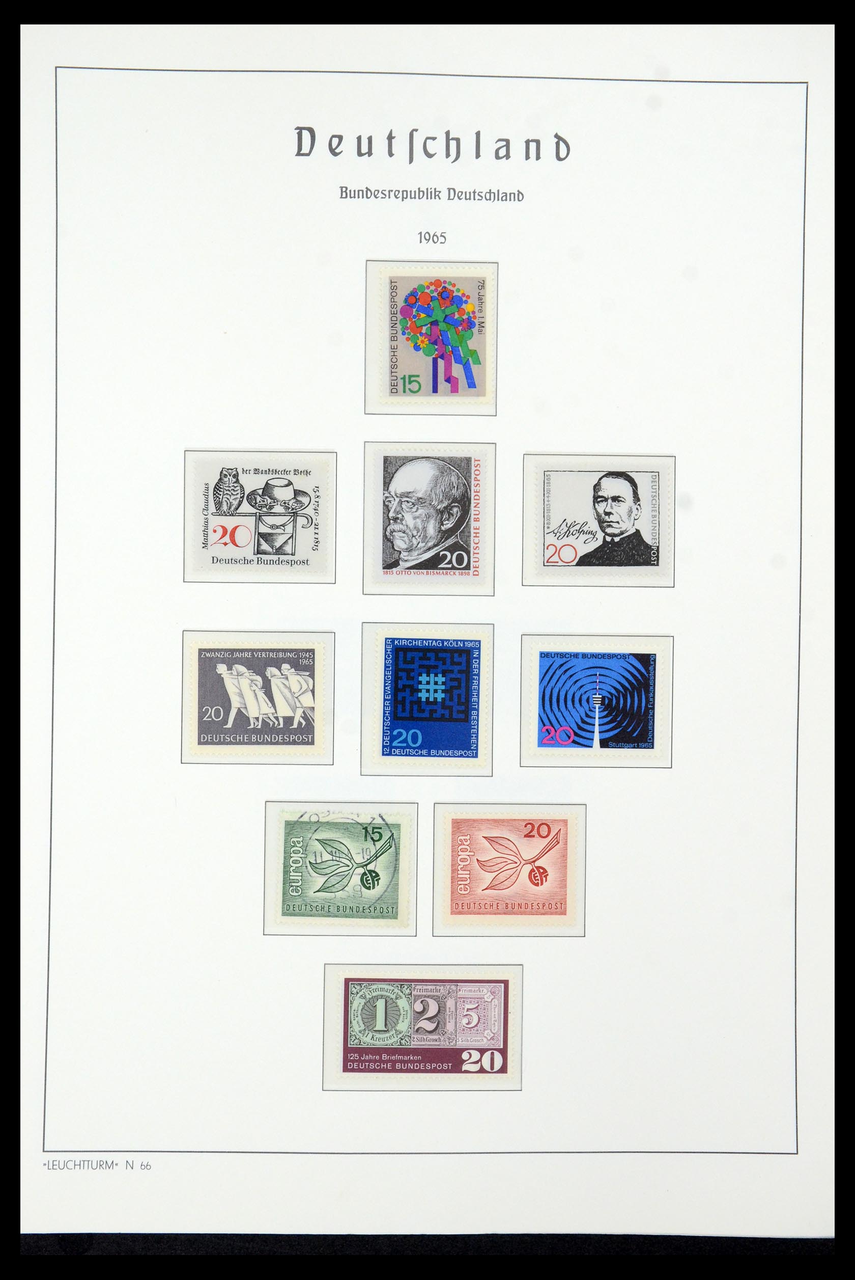 35943 032 - Postzegelverzameling 35943 Bundespost 1949-1992.