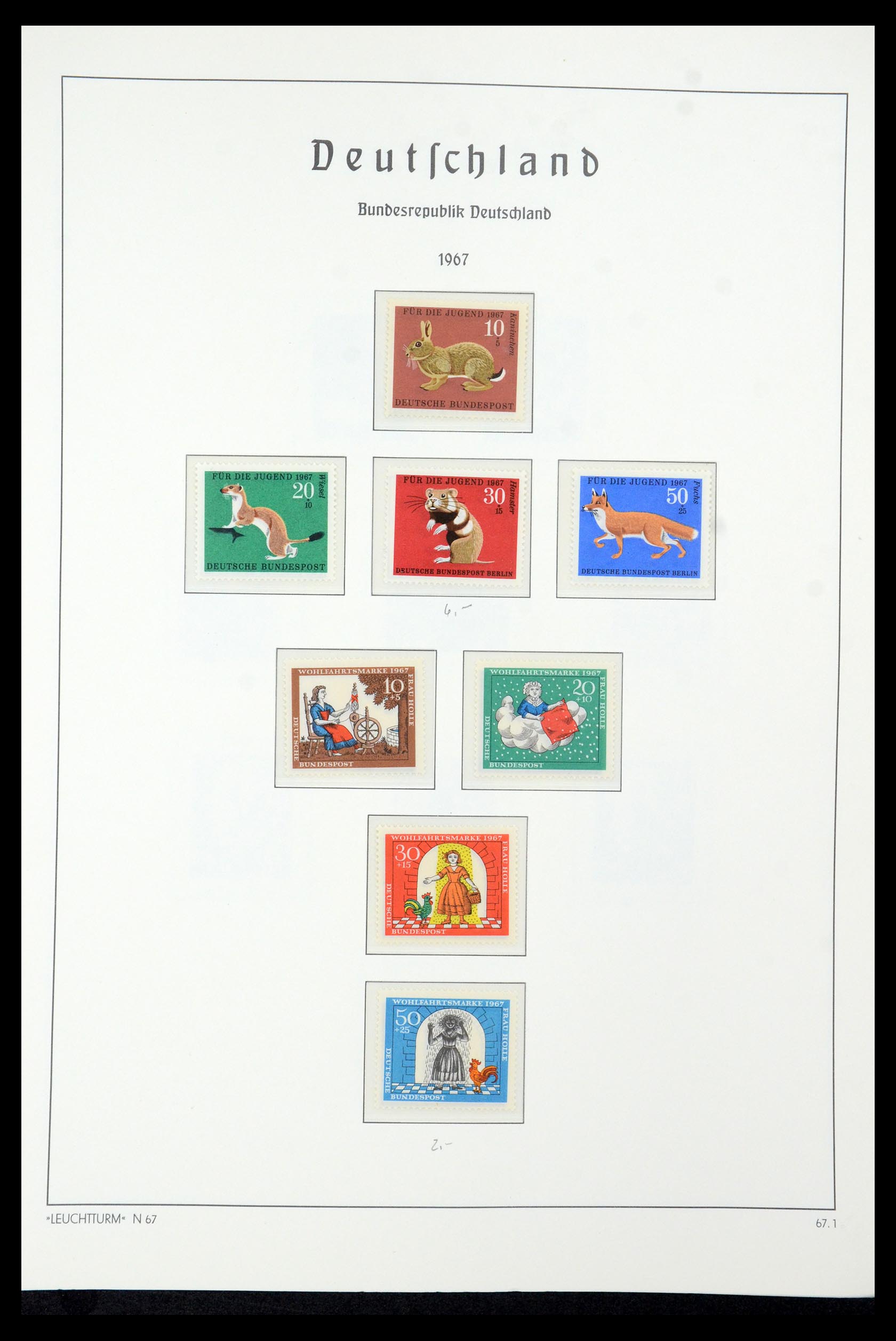 35943 037 - Postzegelverzameling 35943 Bundespost 1949-1992.