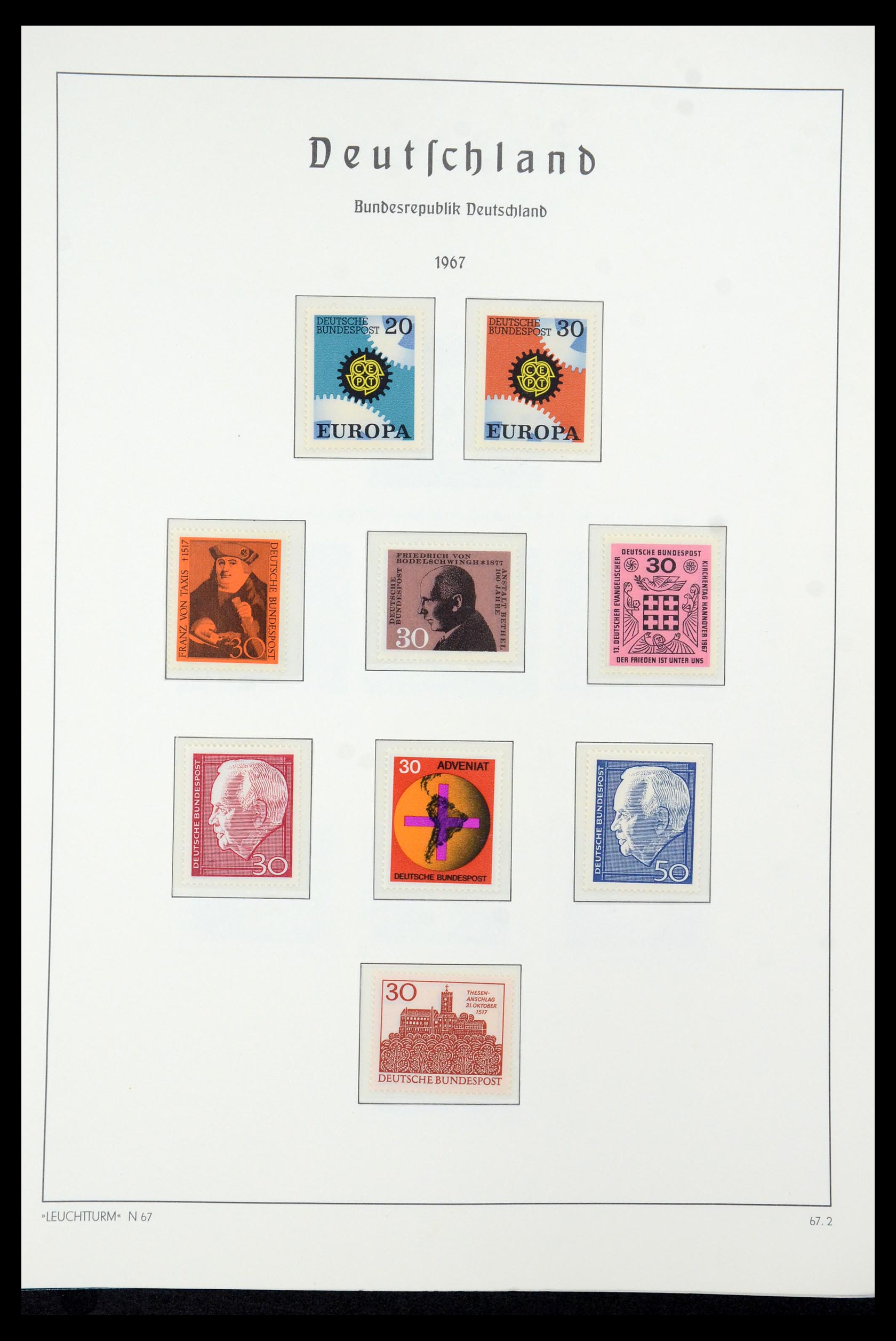 35943 038 - Postzegelverzameling 35943 Bundespost 1949-1992.