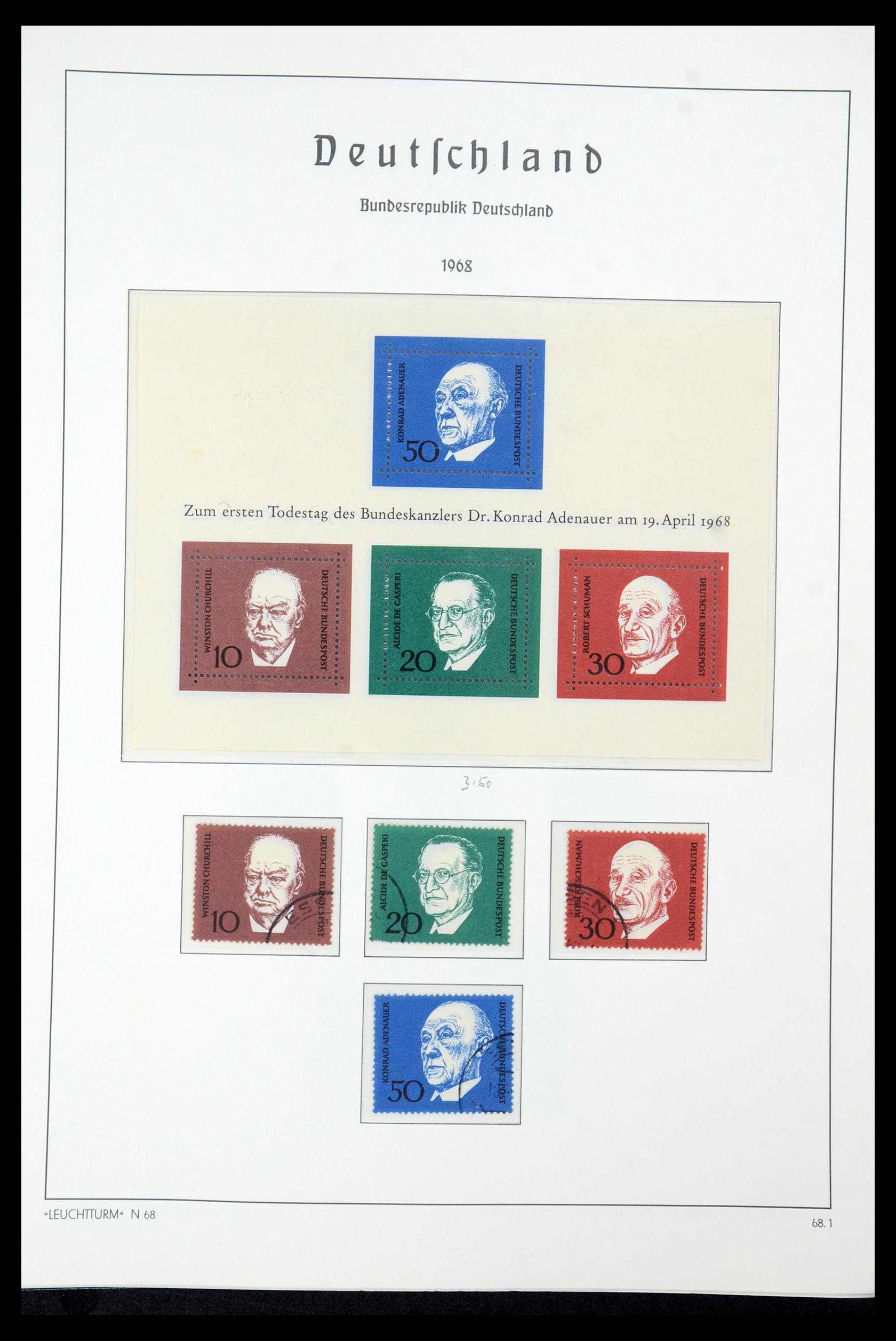 35943 039 - Postzegelverzameling 35943 Bundespost 1949-1992.