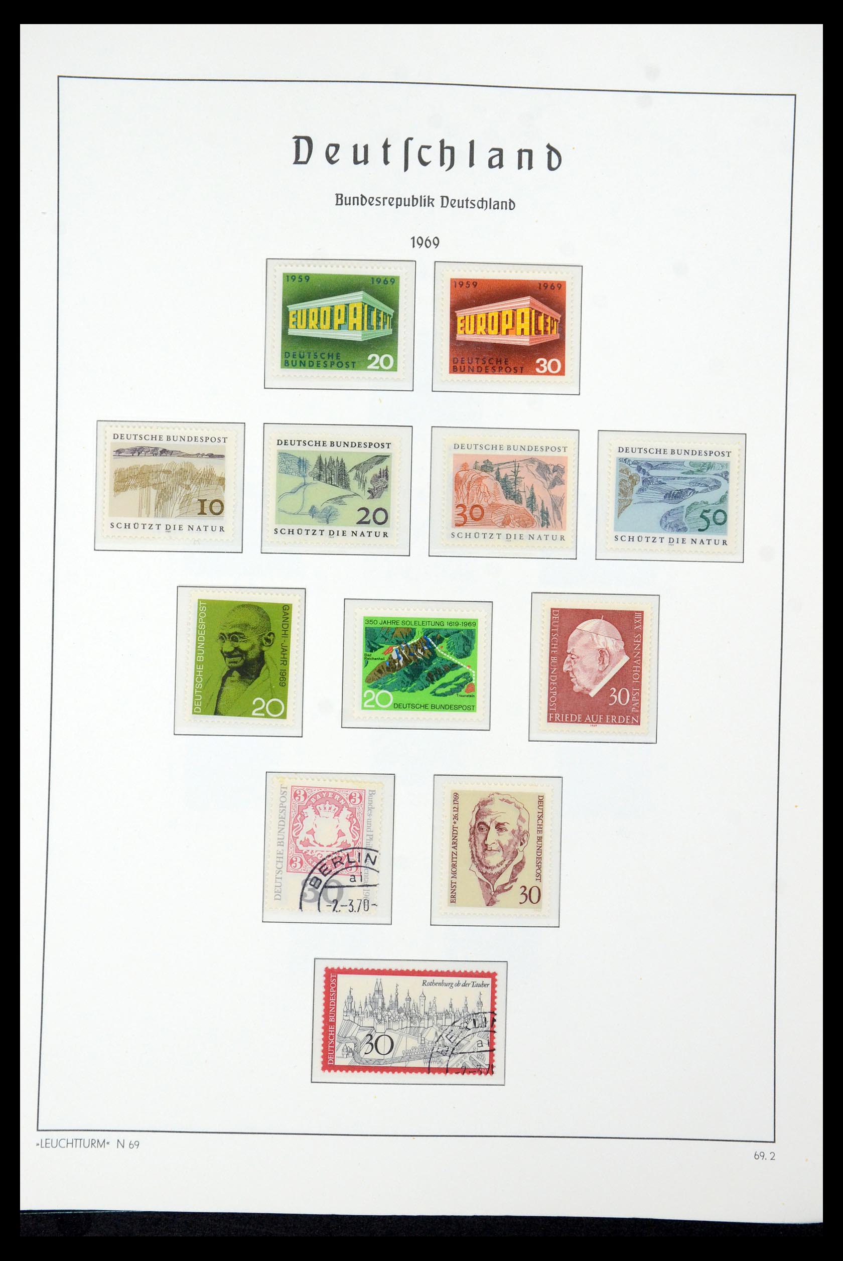 35943 044 - Postzegelverzameling 35943 Bundespost 1949-1992.