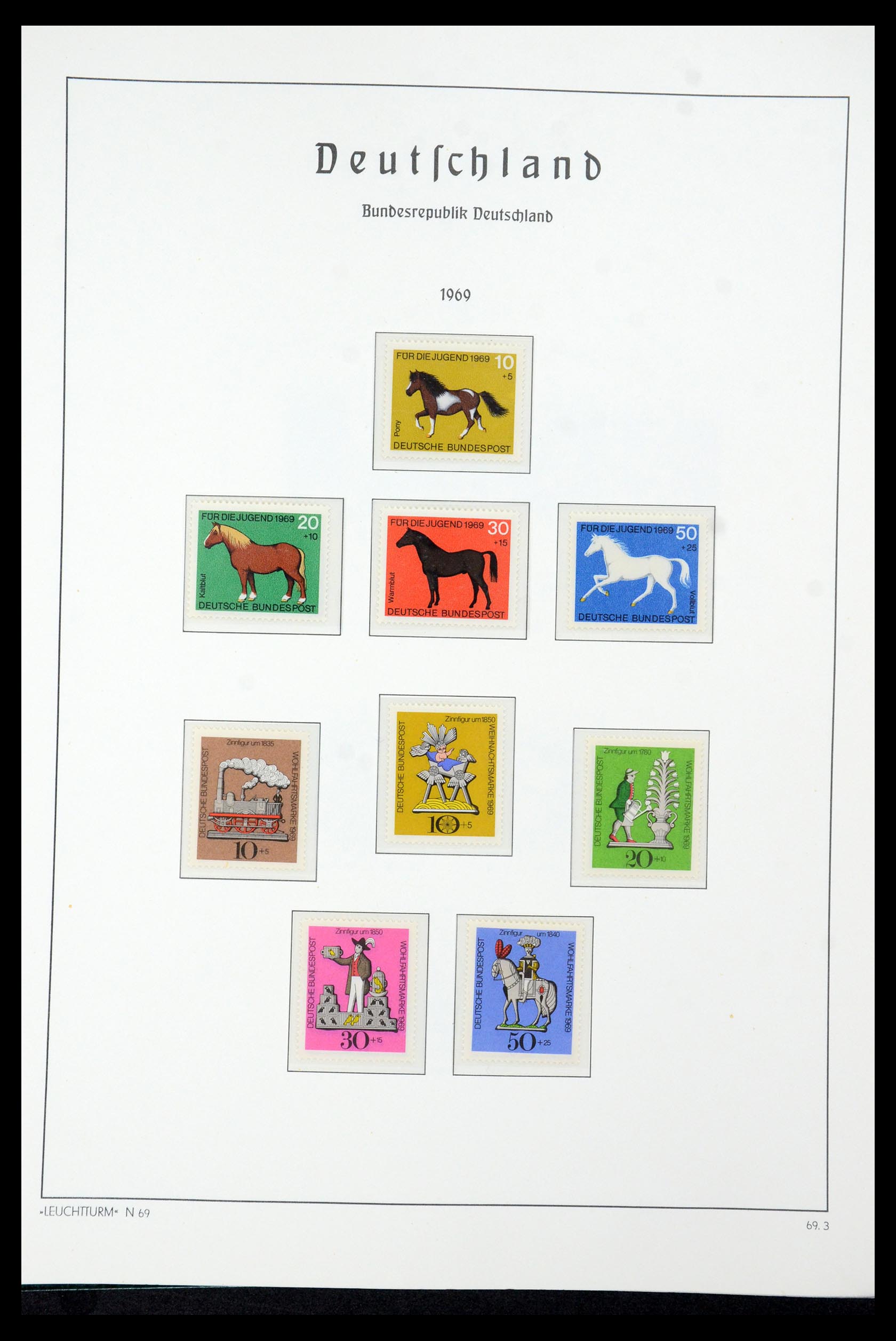 35943 045 - Postzegelverzameling 35943 Bundespost 1949-1992.