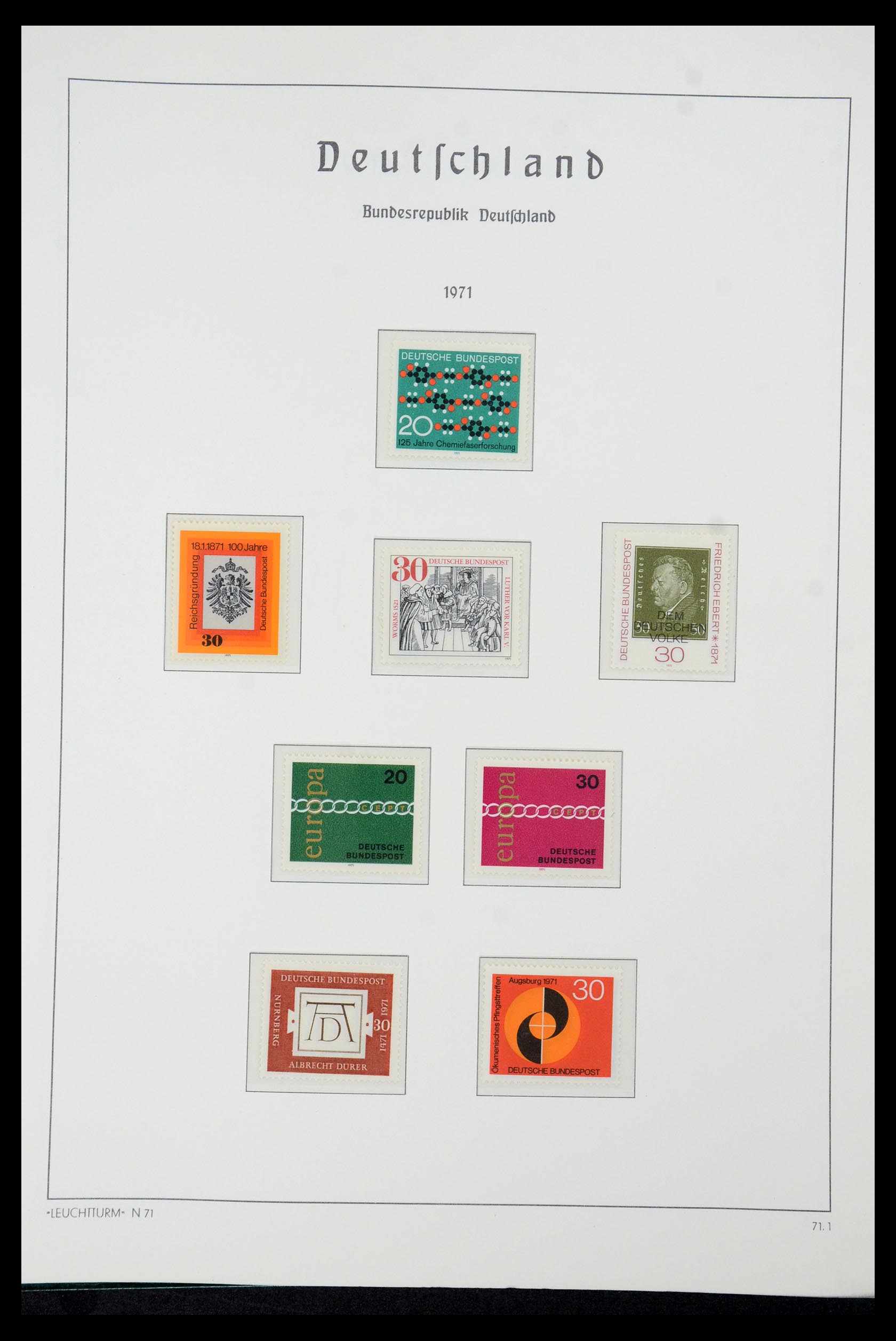 35943 050 - Stamp Collection 35943 Bundespost 1949-1992.