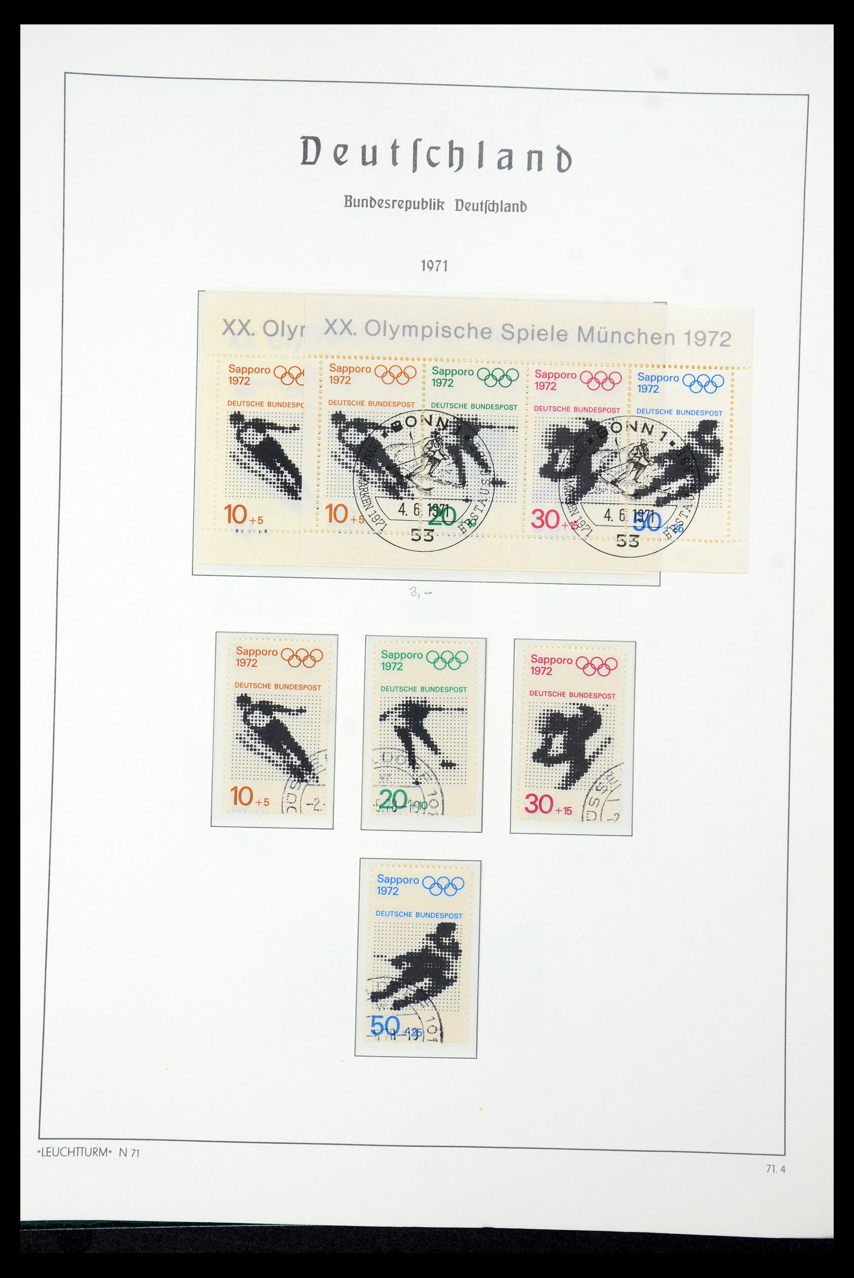 35943 053 - Postzegelverzameling 35943 Bundespost 1949-1992.