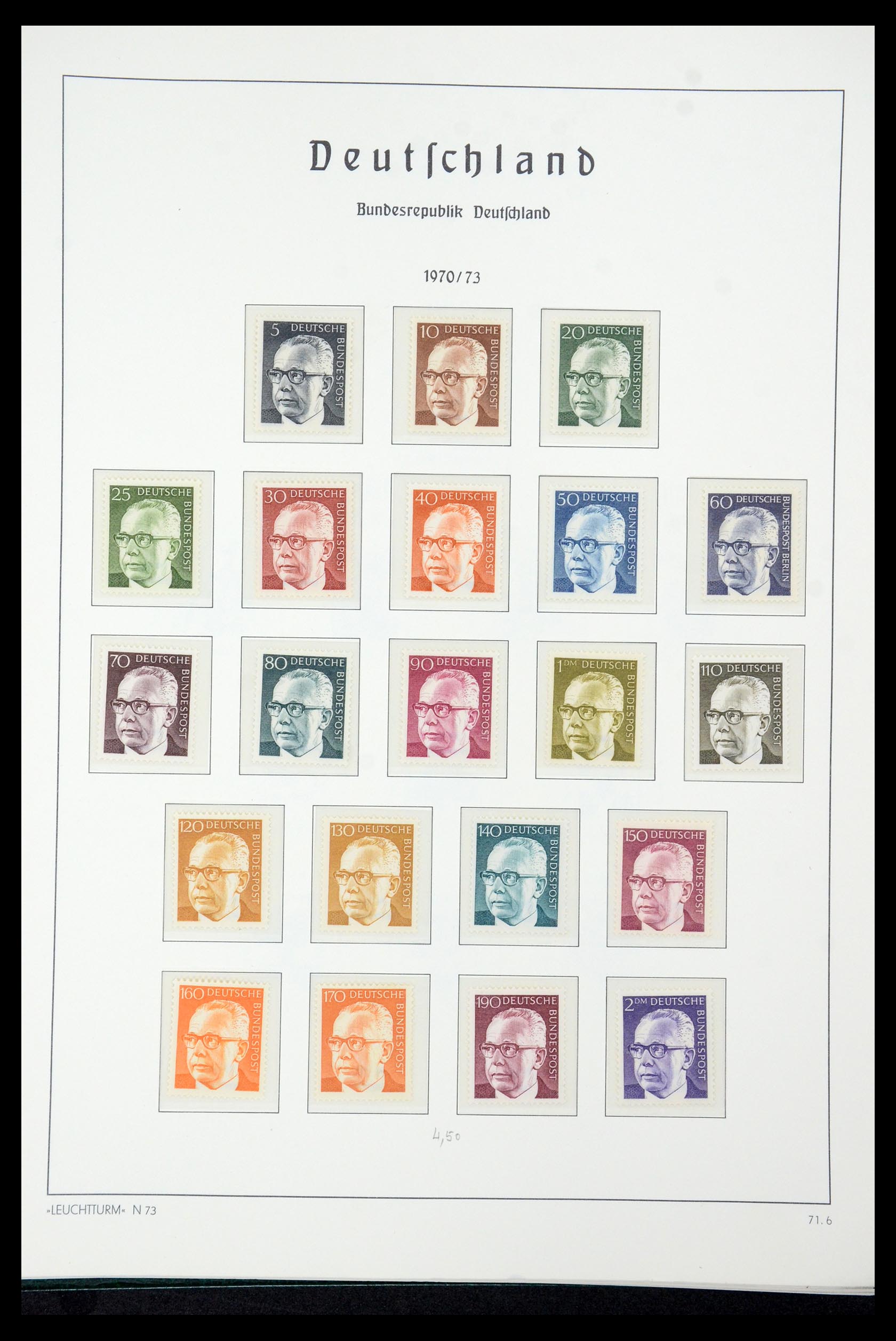 35943 055 - Postzegelverzameling 35943 Bundespost 1949-1992.