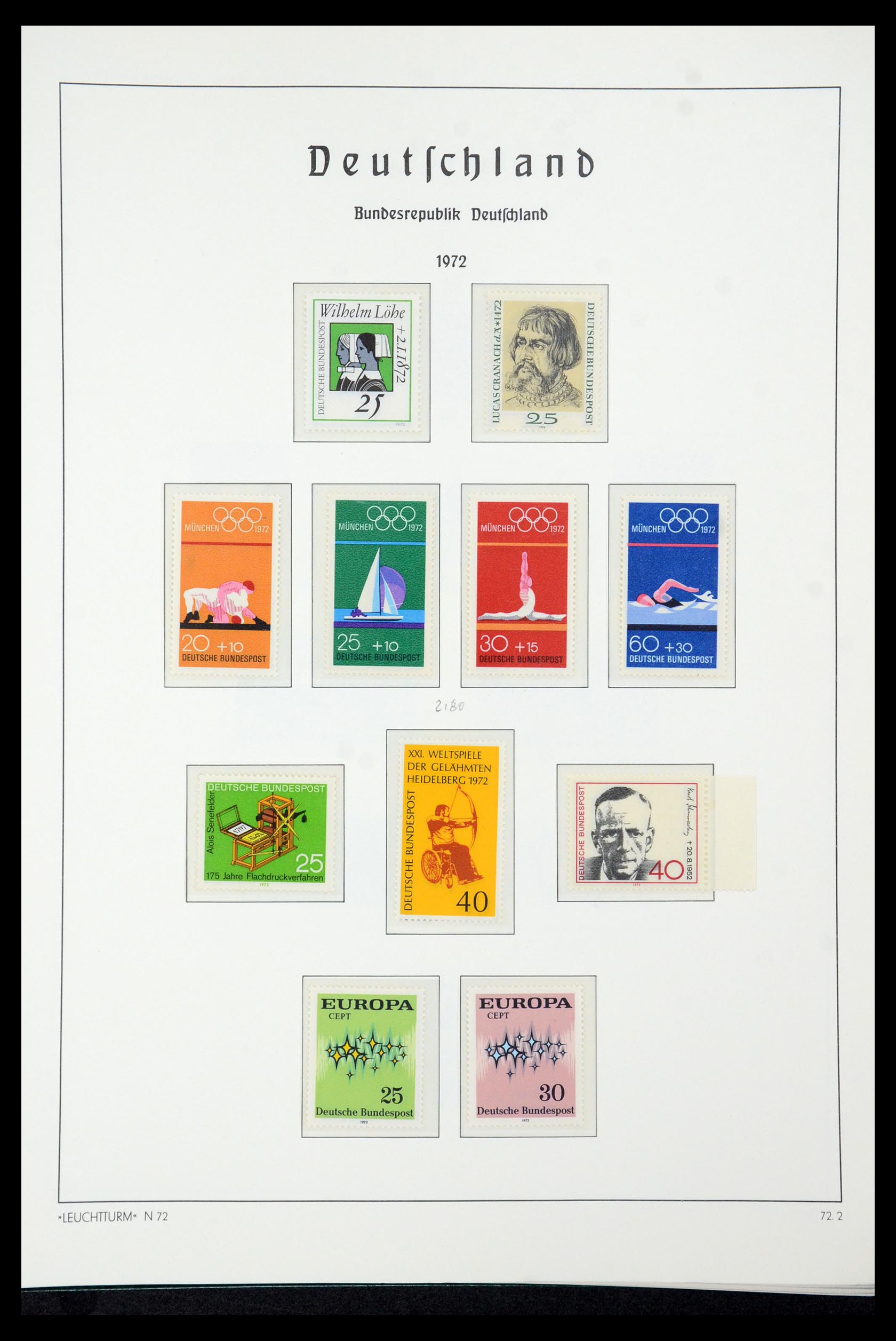 35943 057 - Postzegelverzameling 35943 Bundespost 1949-1992.