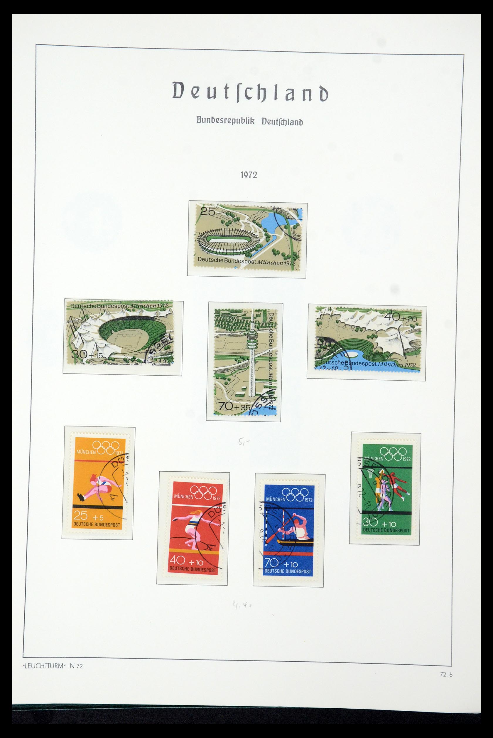 35943 061 - Postzegelverzameling 35943 Bundespost 1949-1992.