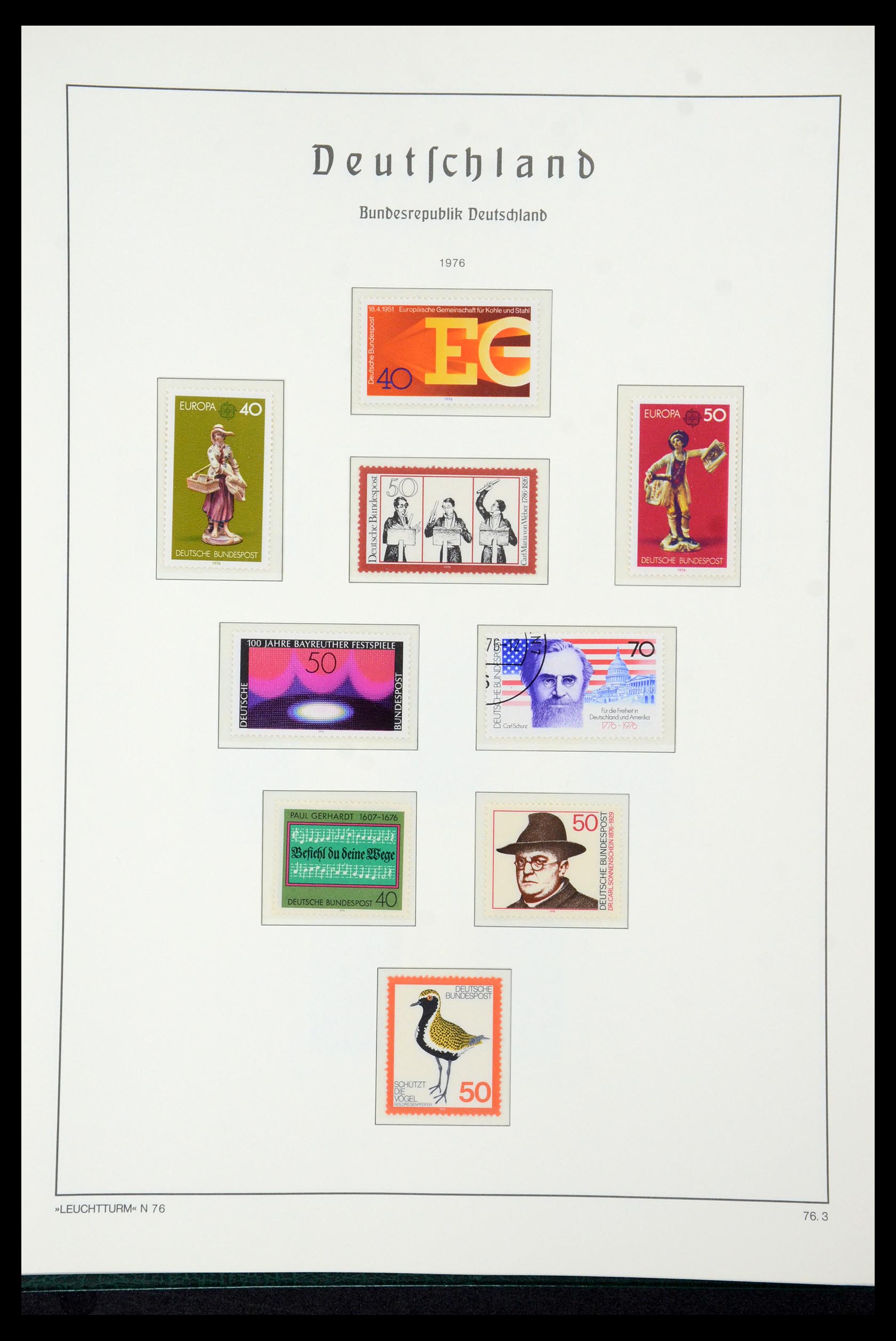 35943 073 - Postzegelverzameling 35943 Bundespost 1949-1992.