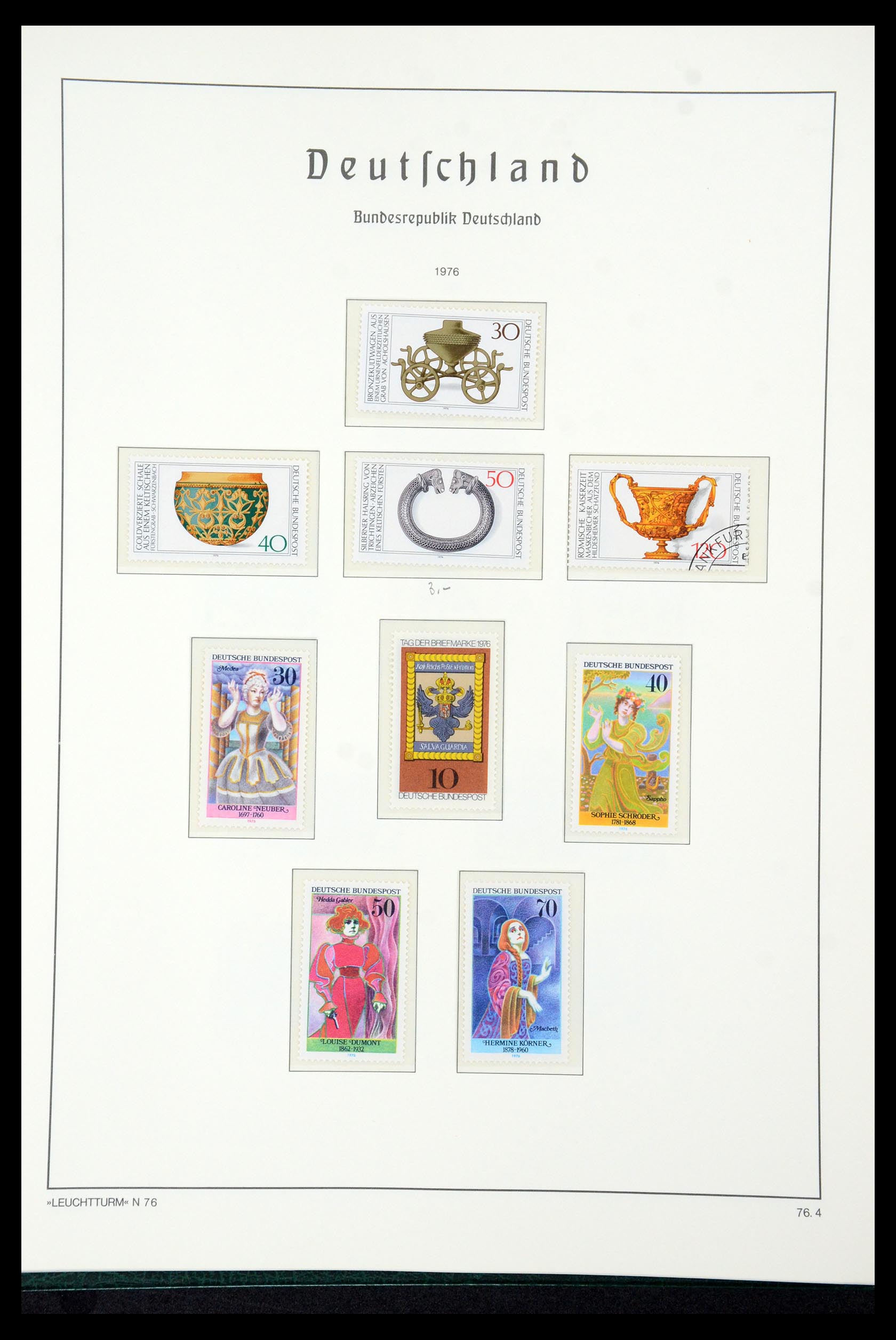 35943 074 - Postzegelverzameling 35943 Bundespost 1949-1992.