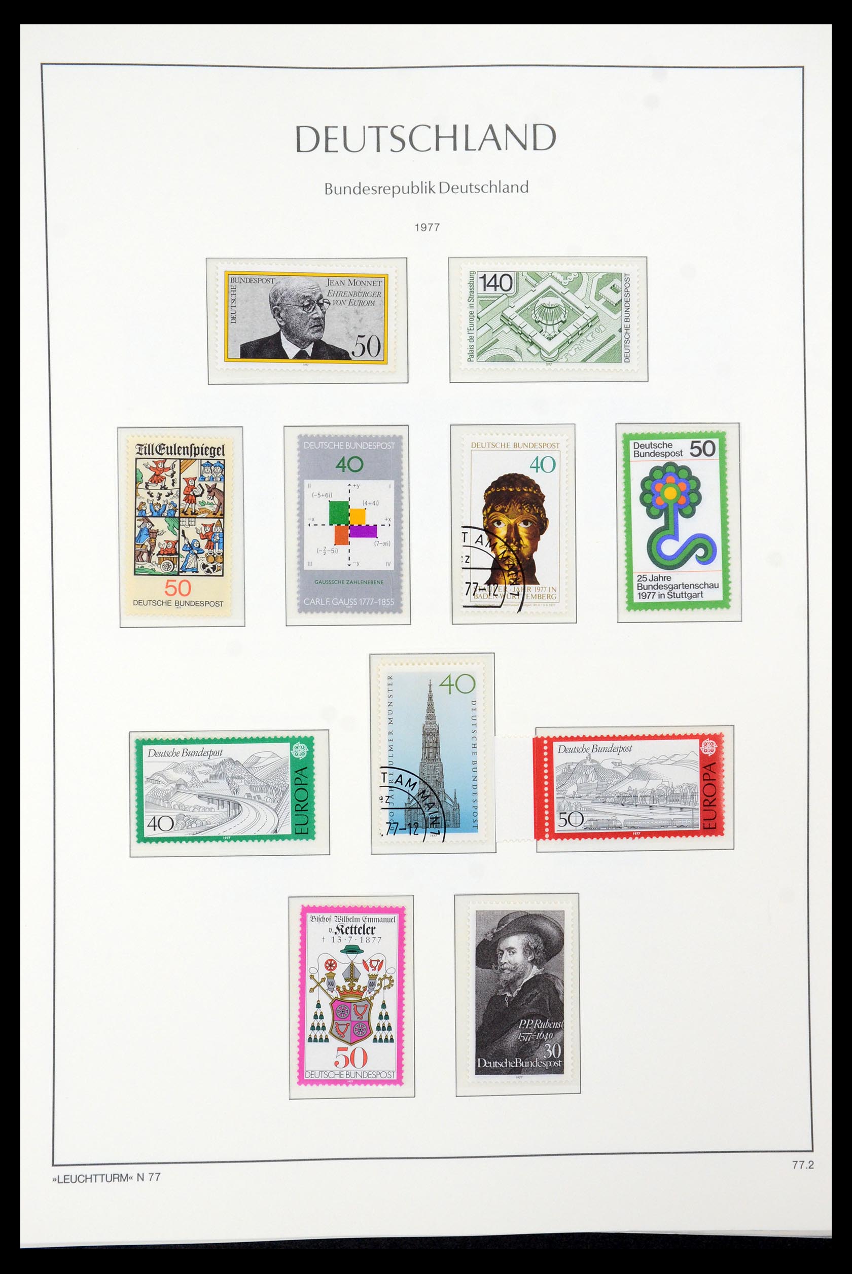 35943 078 - Postzegelverzameling 35943 Bundespost 1949-1992.