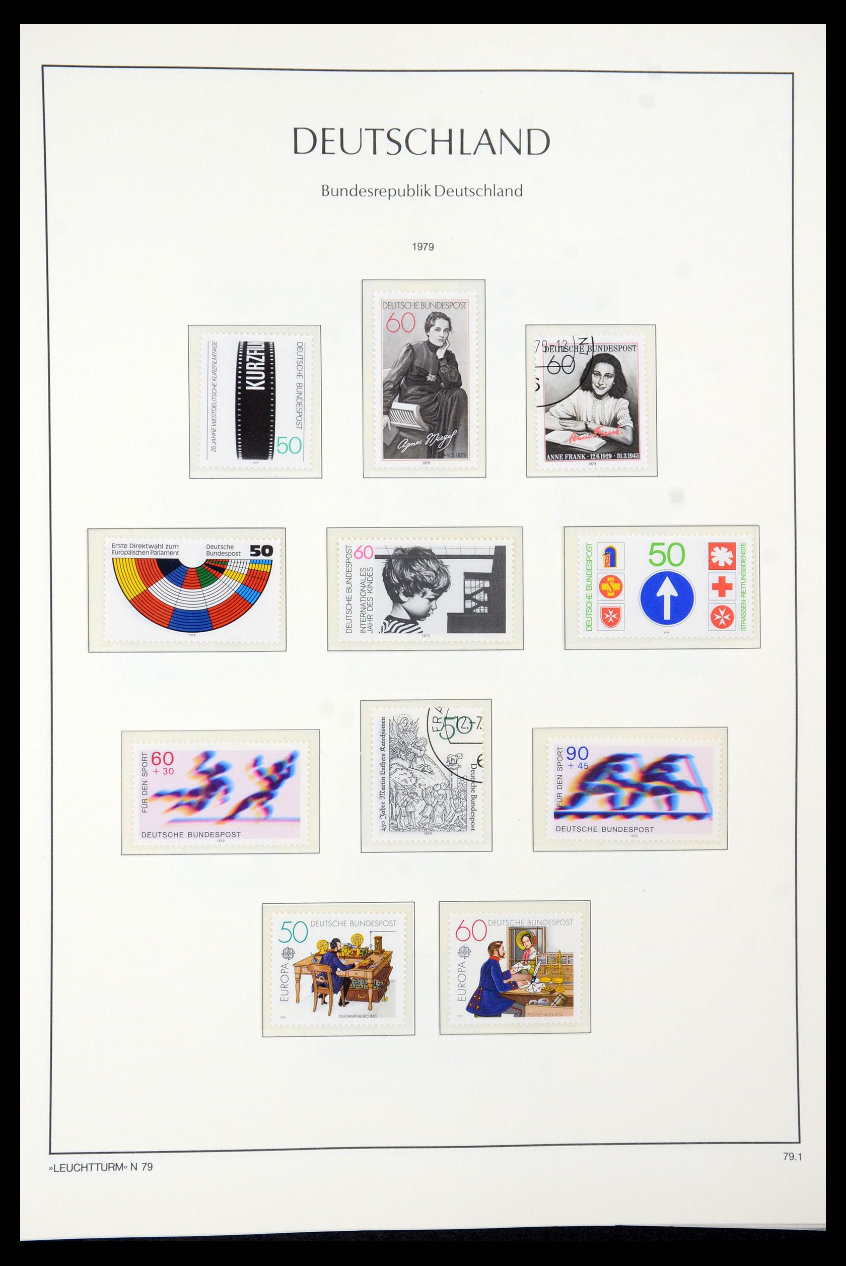 35943 088 - Postzegelverzameling 35943 Bundespost 1949-1992.