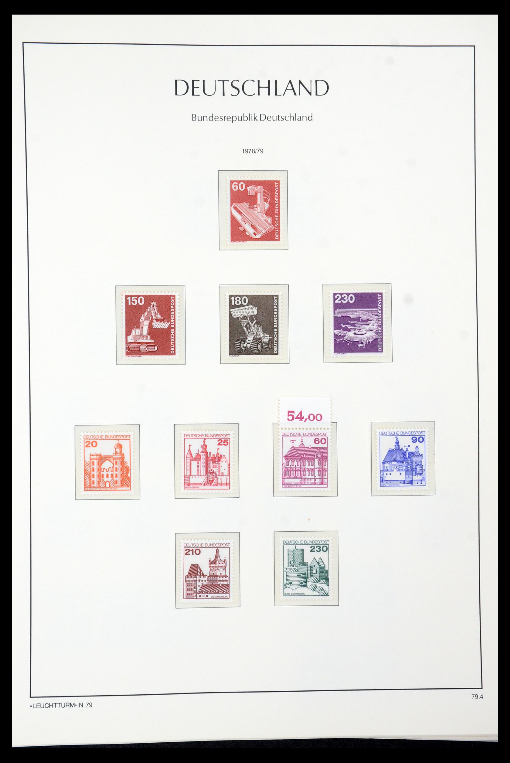 35943 093 - Stamp Collection 35943 Bundespost 1949-1992.