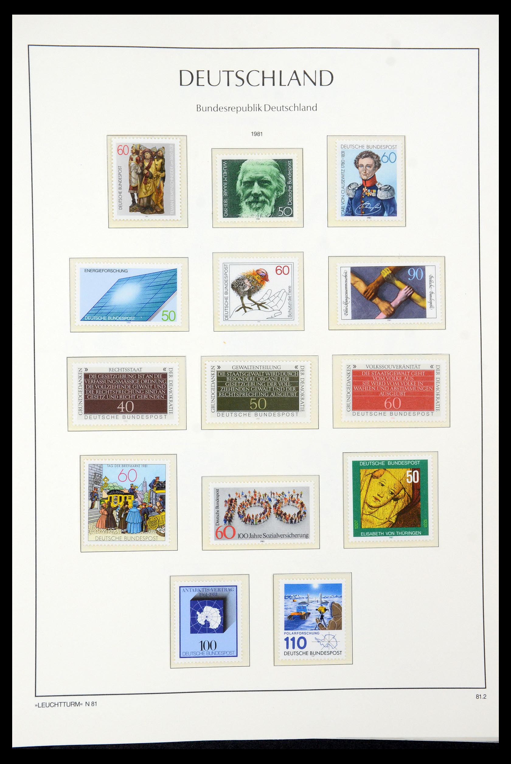 35943 099 - Postzegelverzameling 35943 Bundespost 1949-1992.