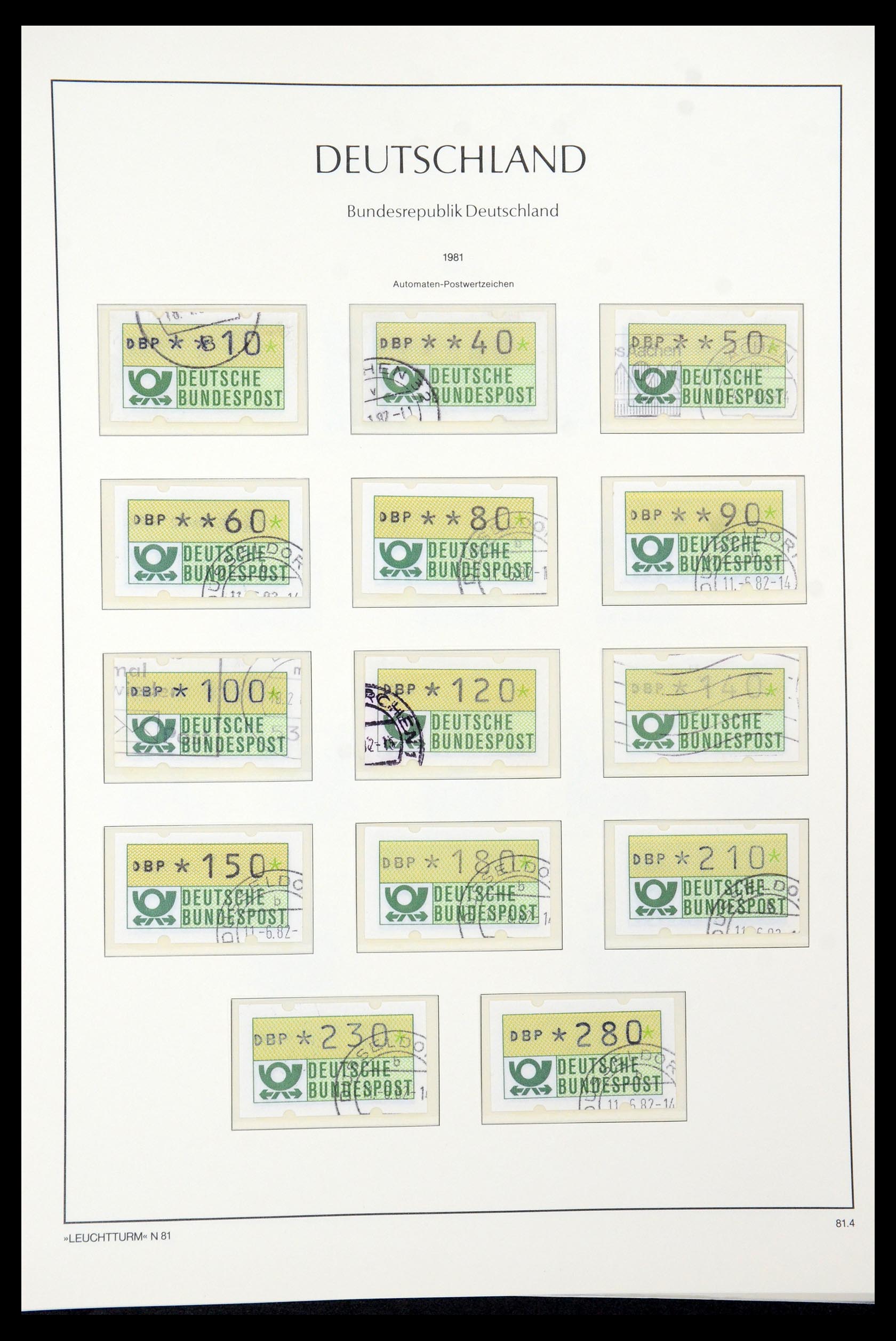 35943 101 - Stamp Collection 35943 Bundespost 1949-1992.