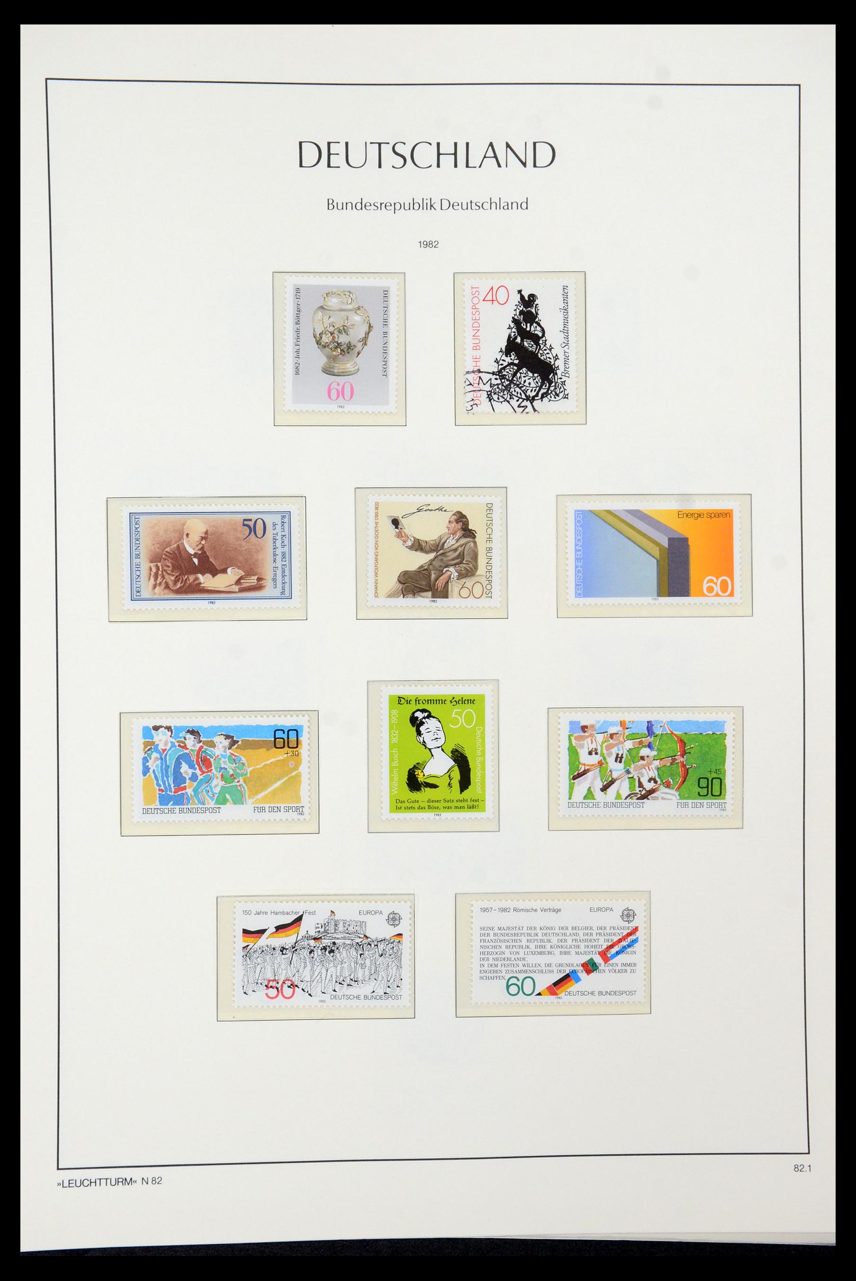 35943 104 - Postzegelverzameling 35943 Bundespost 1949-1992.